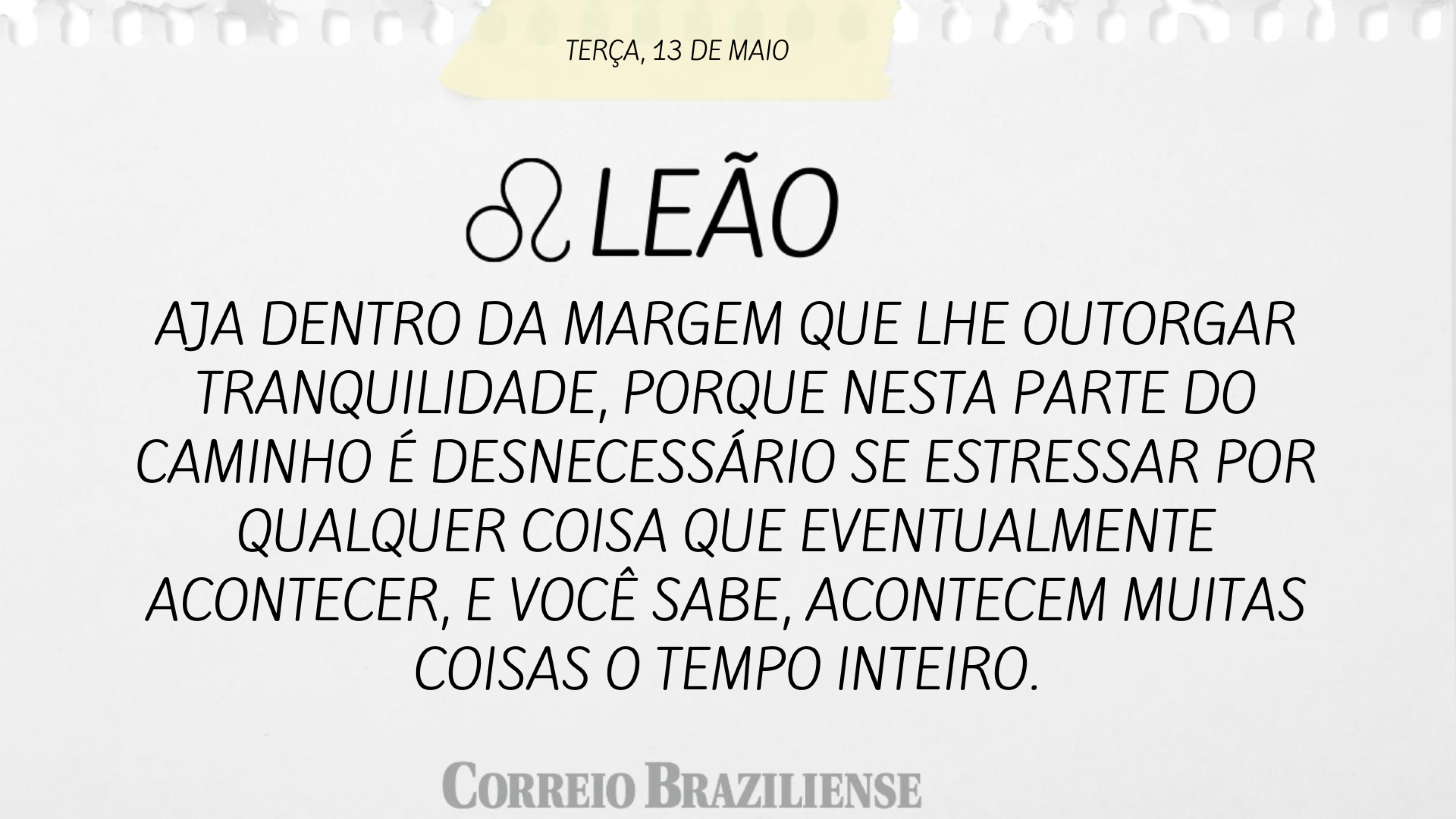 LEÃO | 13 DE MAIO