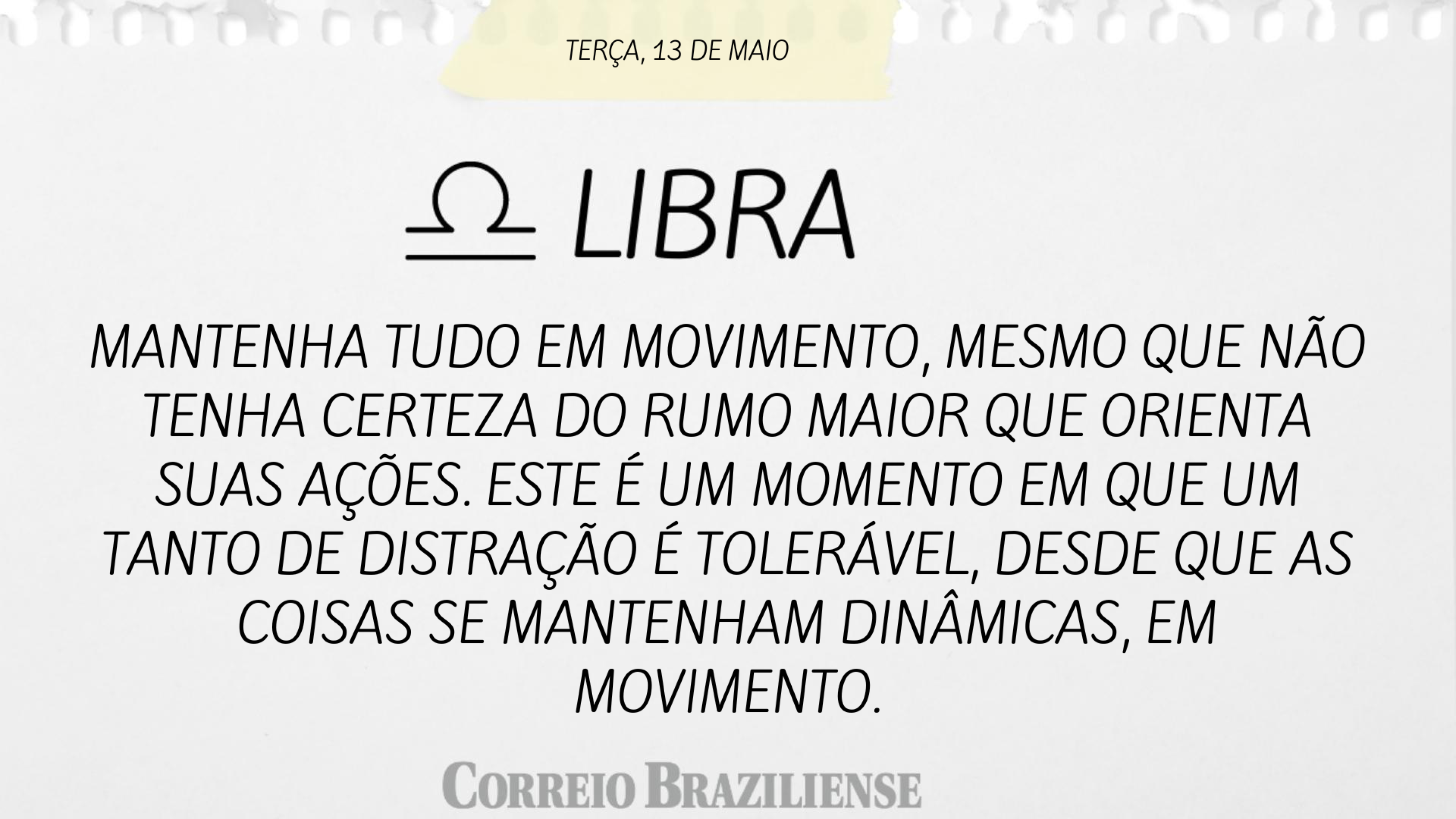 LIBRA | 13 DE MAIO