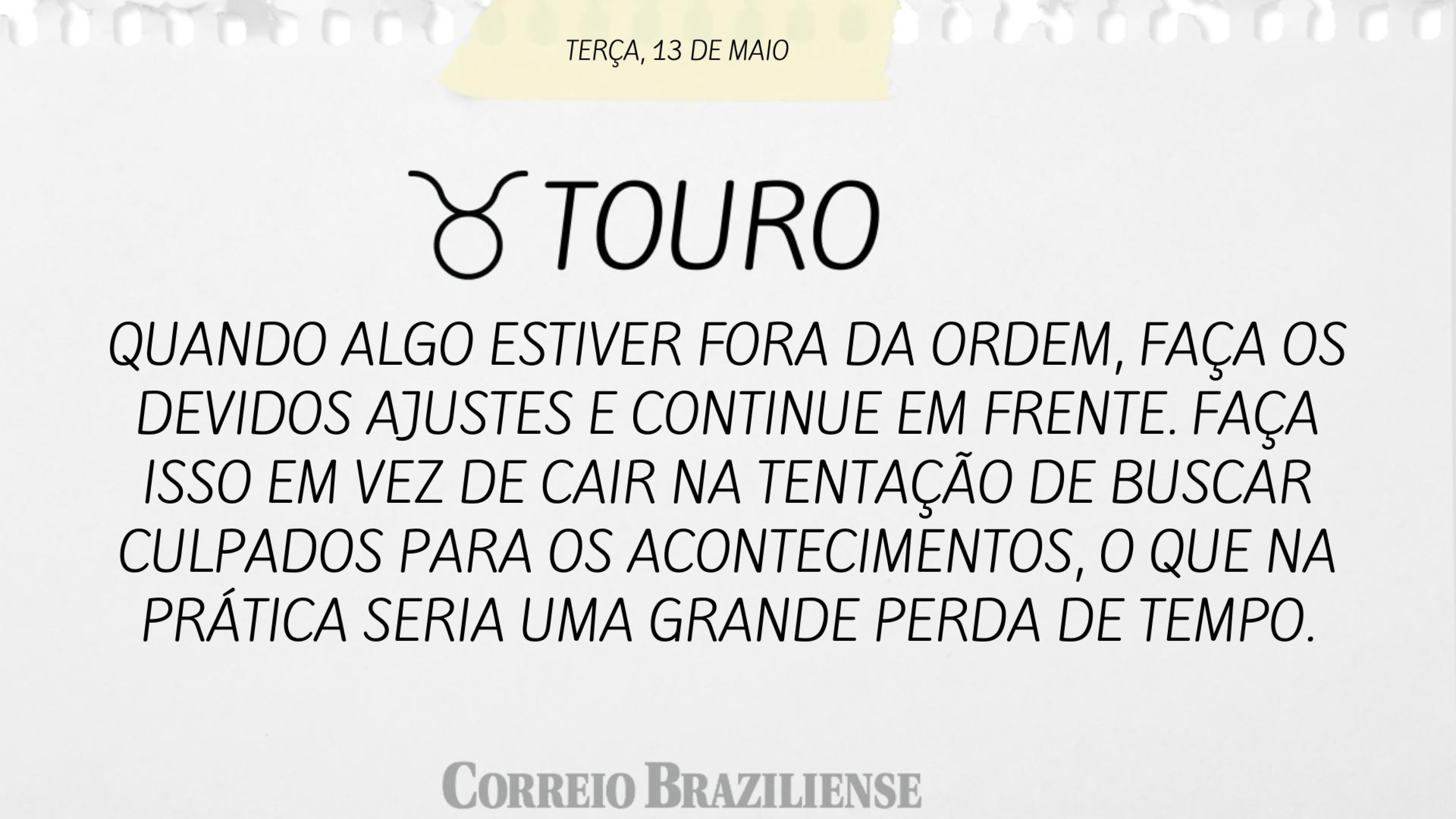 TOURO | 13 DE MAIO