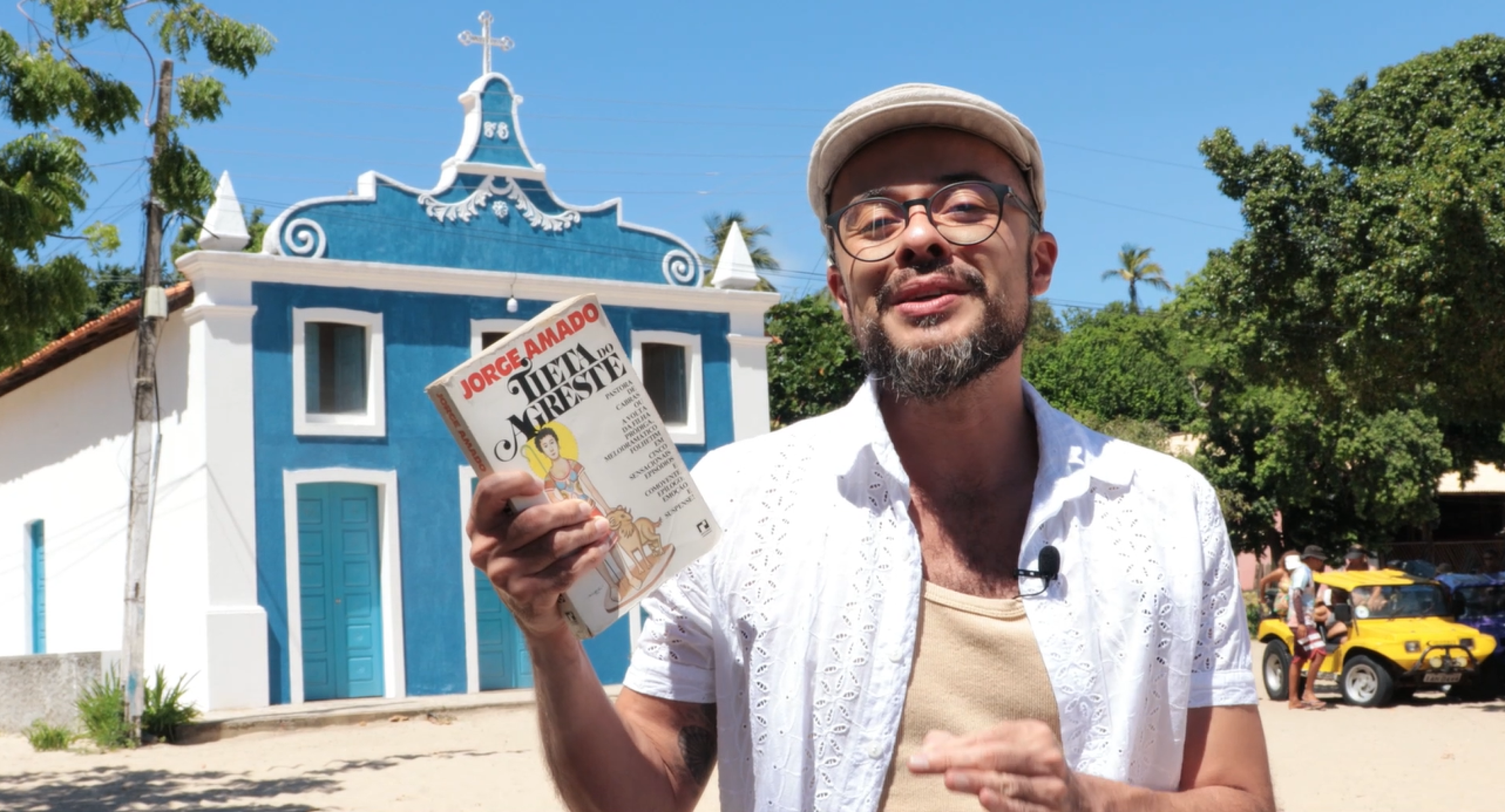 O ator e produtor Josuel Junior no projeto Expedição Mangue Seco