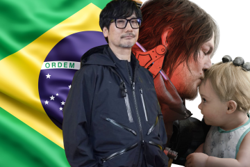 O lendário diretor de Metal Gear e Death Stranding vai trazer o jogo para o Brasil em outubro. -  (crédito: Reprodução/PlayStation/Freepik/Instagram)