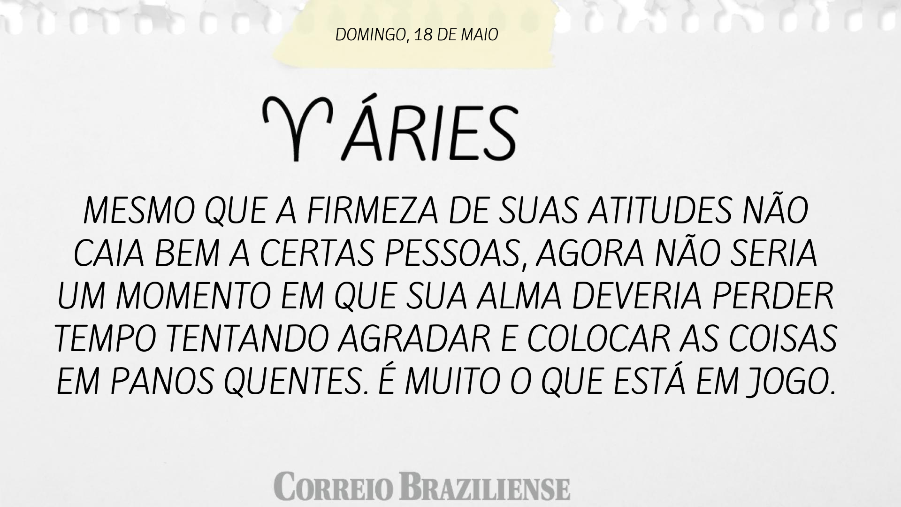 ÁRIES | 17 de maio
