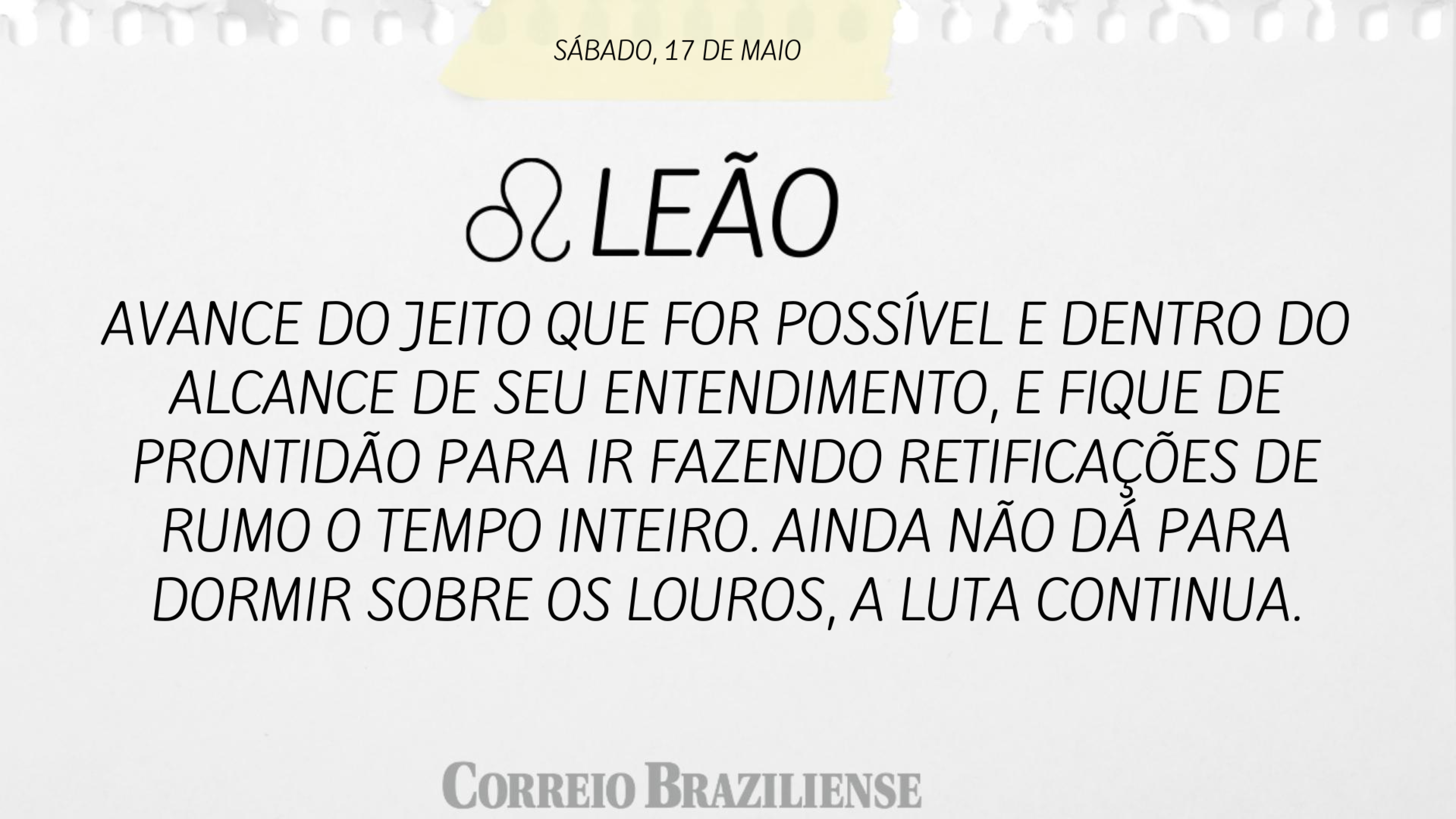 LEÃO | 17 de maio
