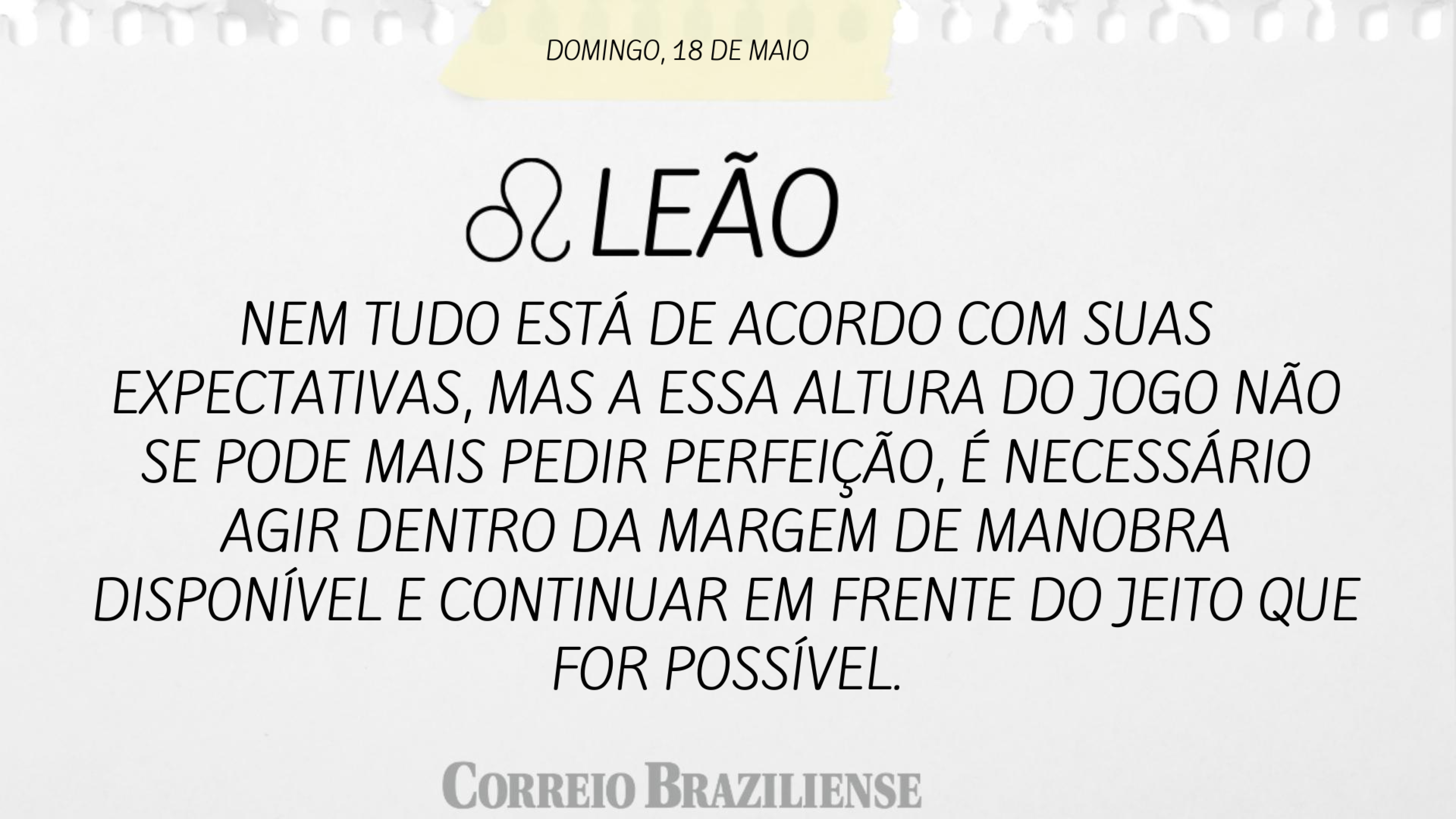 LEÃO | 17 de maio