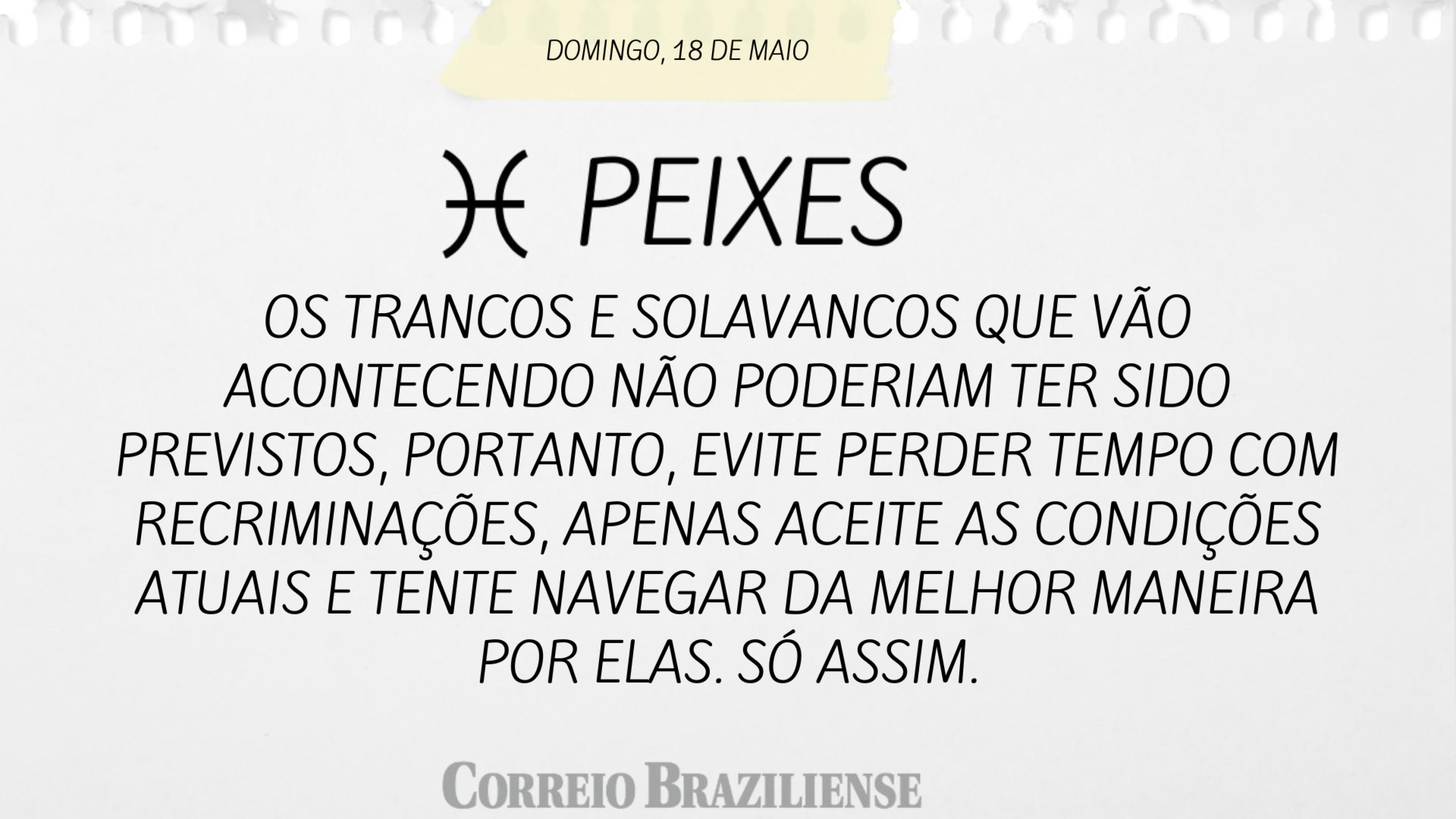 PEIXES | 17 de maio