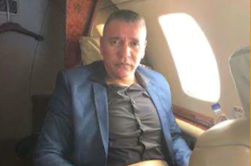 Marcos Roberto de Almeida, conhecido como Tuta, é apontado pelo Ministério Público como sucessor de Marcola e foi preso na Bolívia na manhã deste sábado (17/5)  -  (crédito: Reprodução Tv Record)