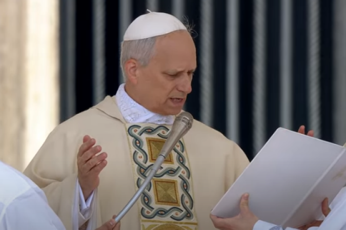Missa realizada neste domingo marca início do pontificado de Leão XIV - (crédito: Reprodução Youtube Vaticano ) Missa realizada neste domingo marca início do pontificado de Leão XIV - (crédito: Reprodução Youtube Vaticano )