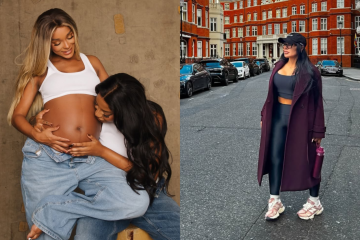 Ludmilla e Brunna Gonçalves; Adriana Muller -  (crédito: Reprodução/Instagram)