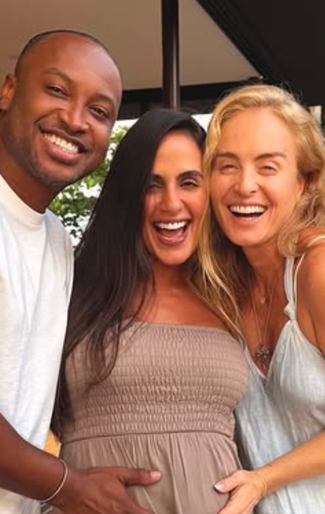 Luciano Huck e Angélica serão padrinhos do filho de Thiaguinho
 -  (crédito: Redes Sociais)