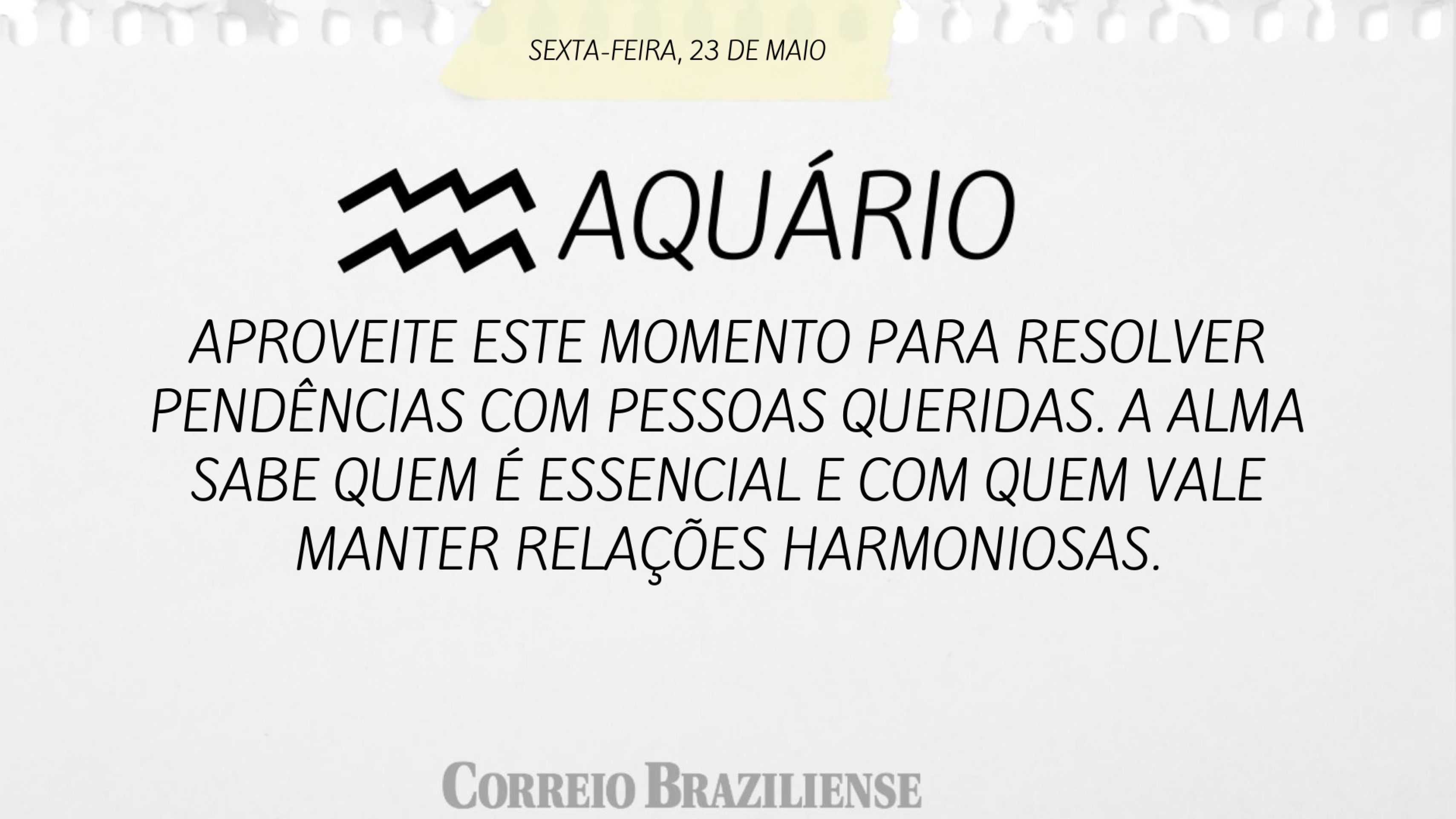 Horóscopo 23/5