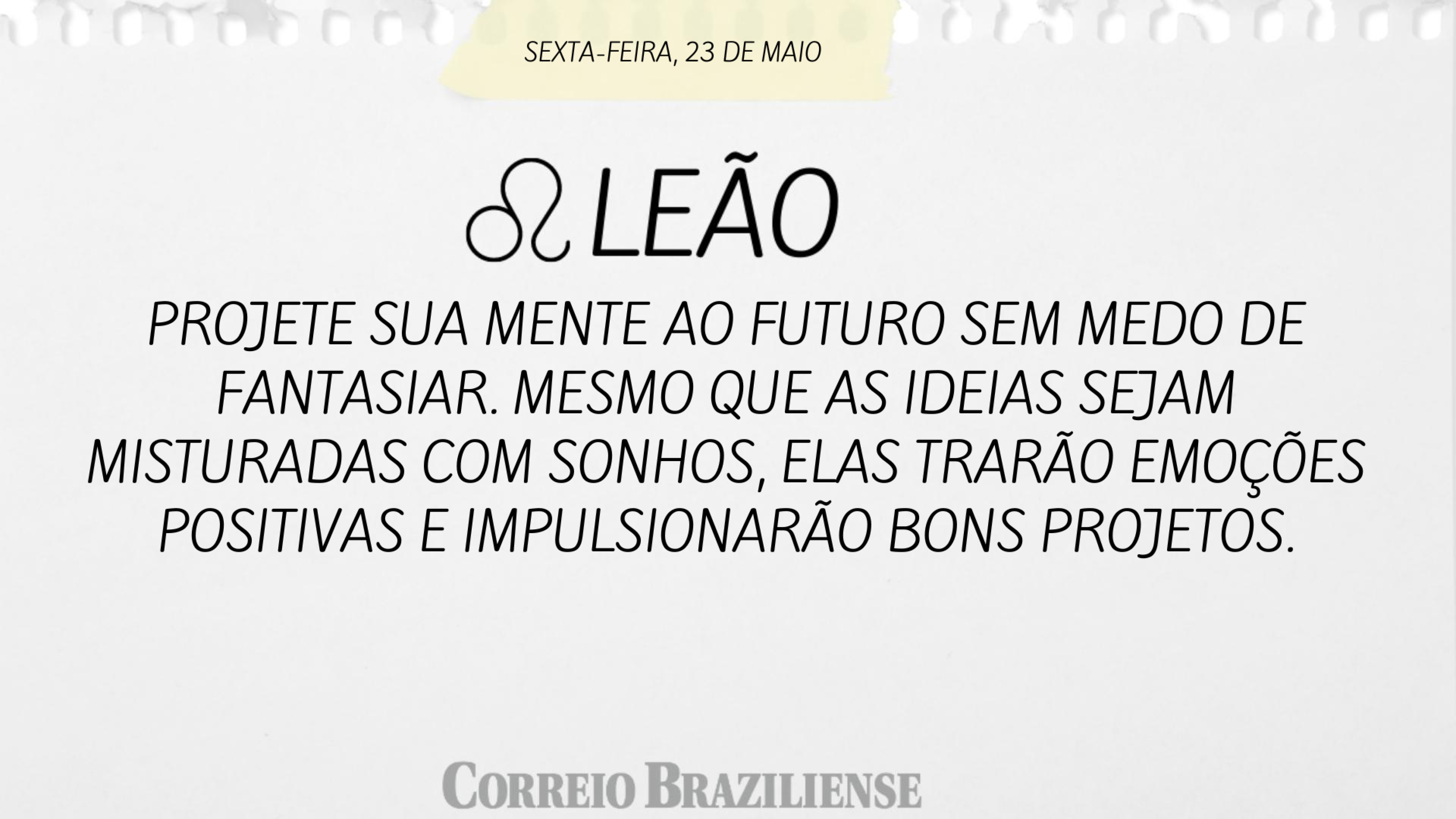 Horóscopo 23/5