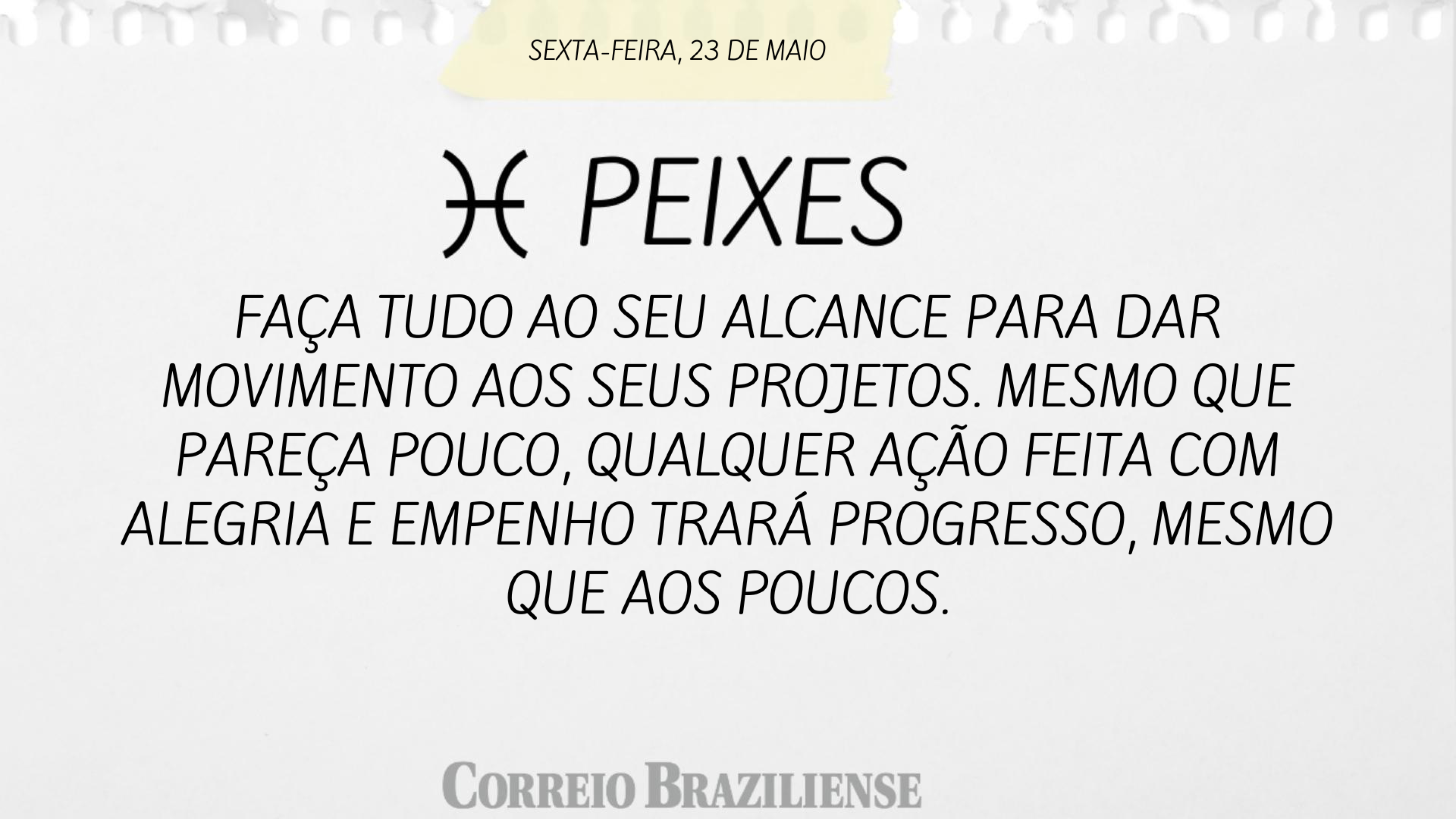 Horóscopo 23/5