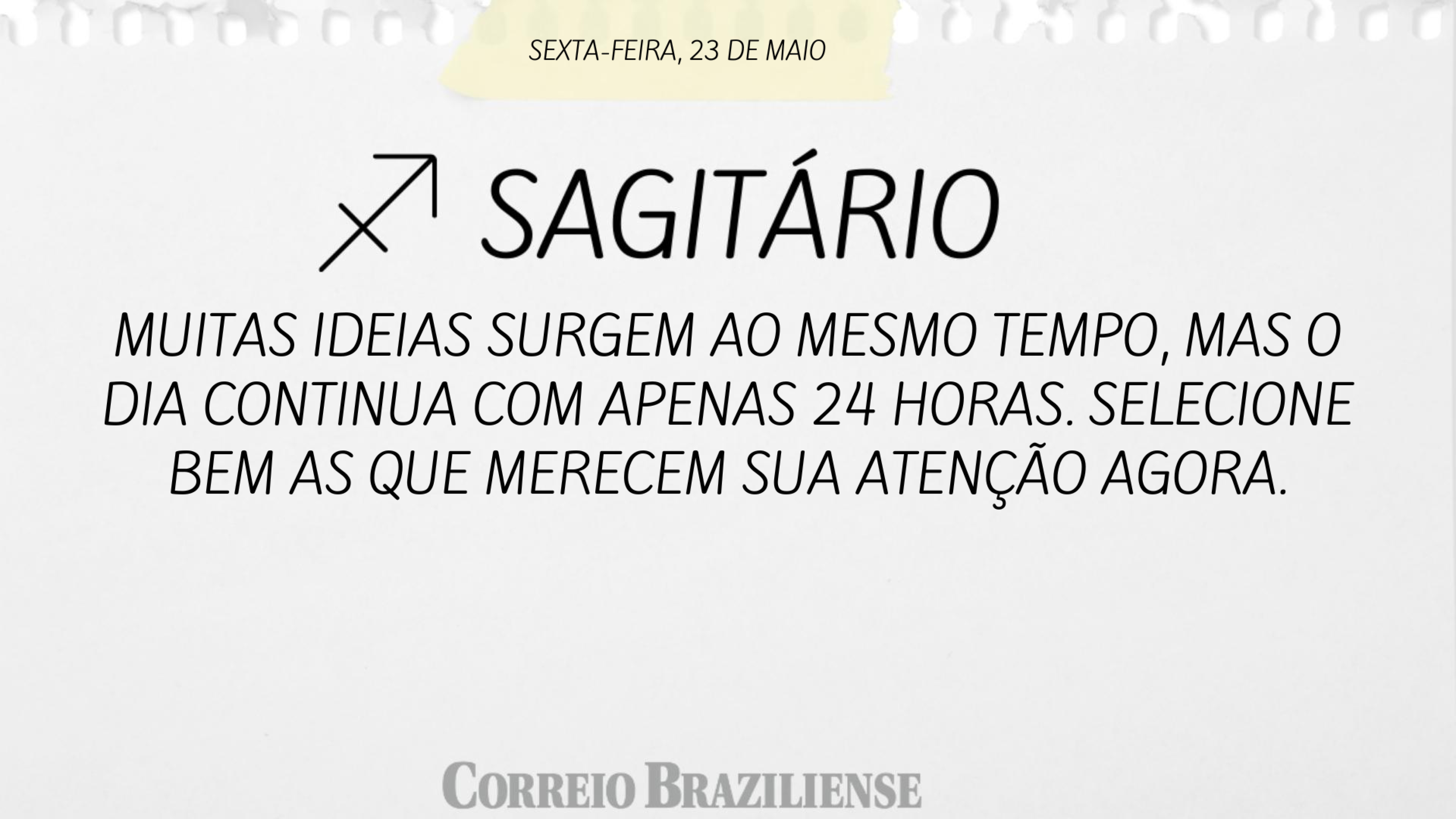 Horóscopo 23/5