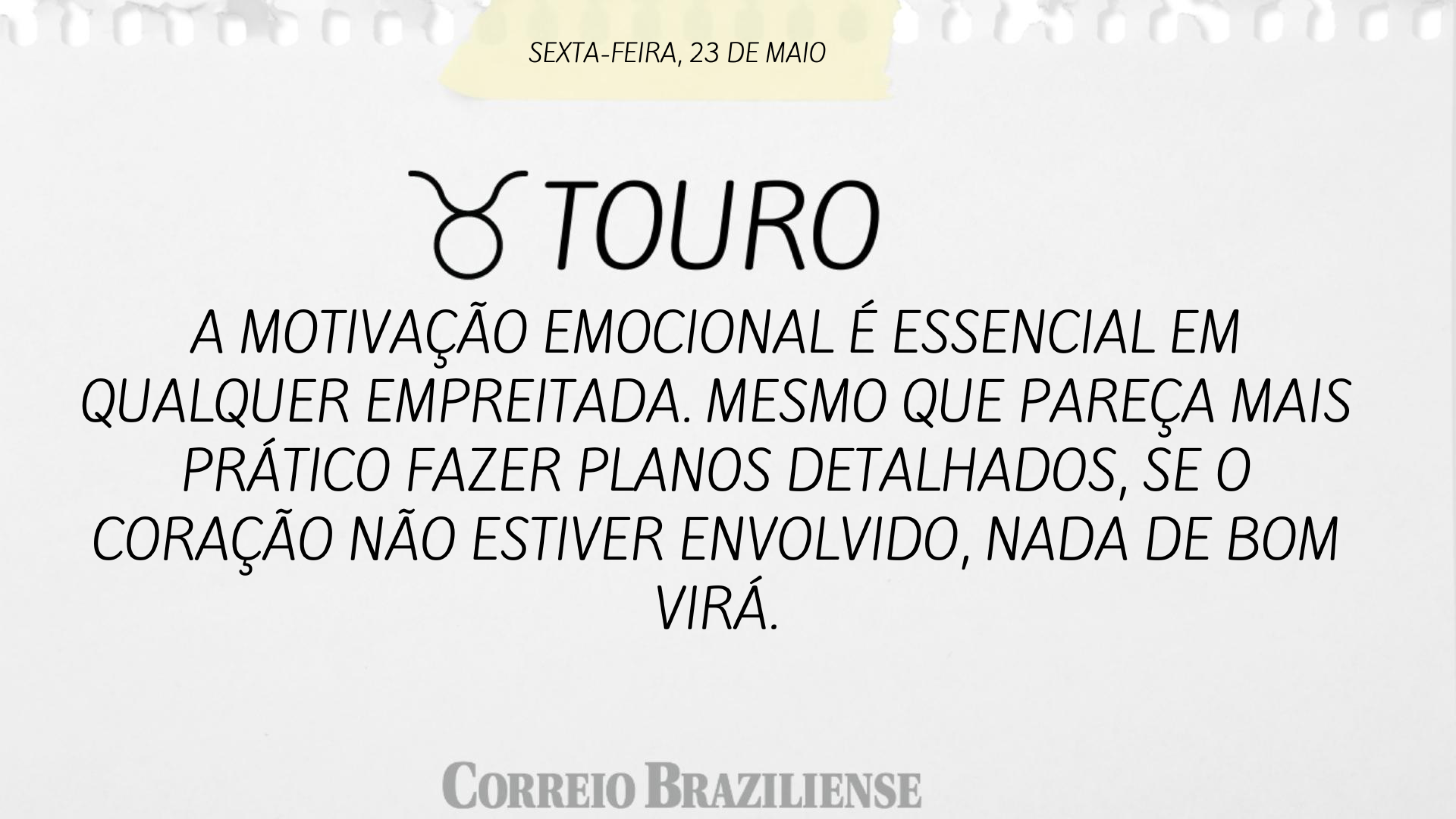 Horóscopo 23/5