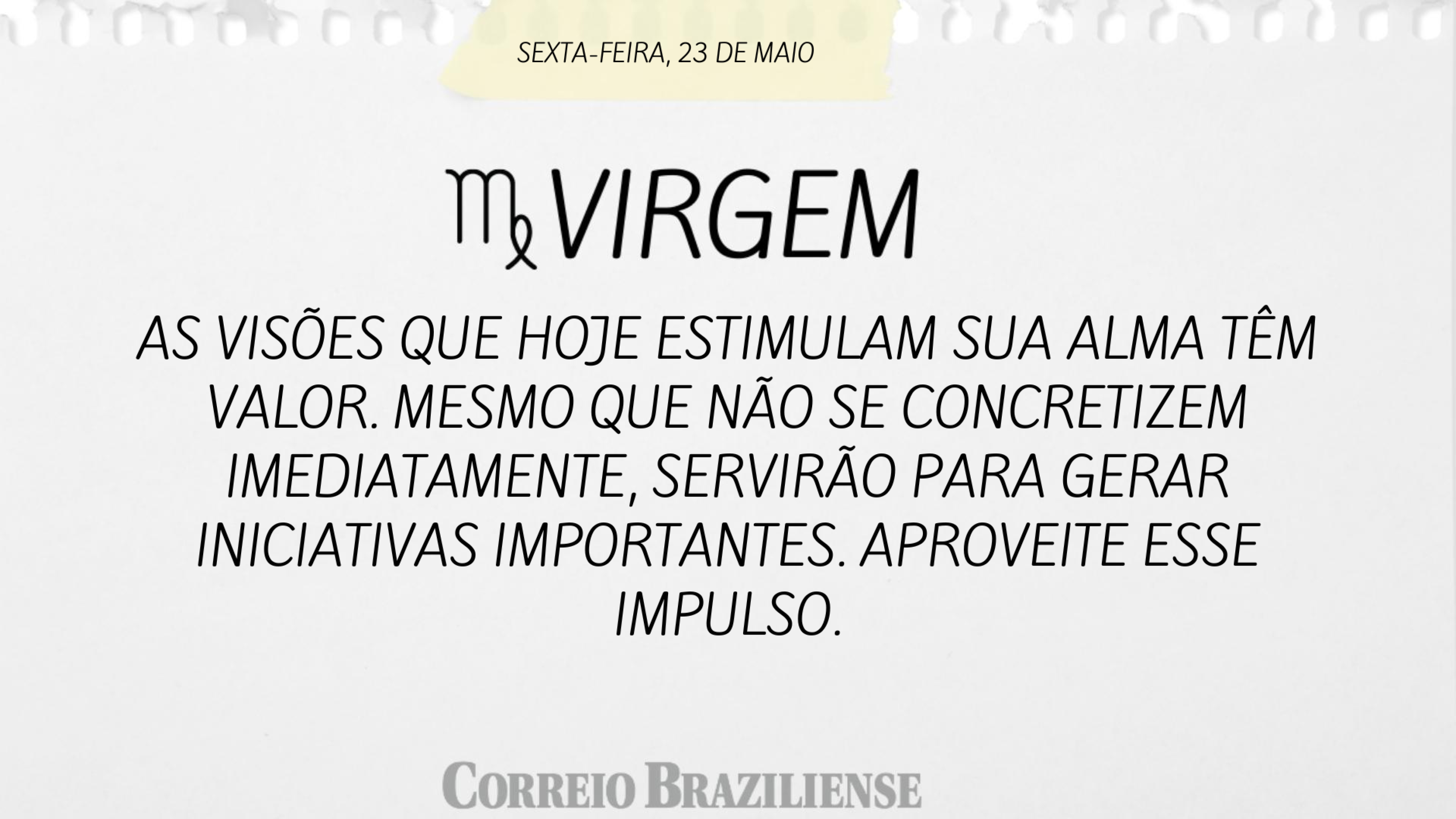 Horóscopo 23/5