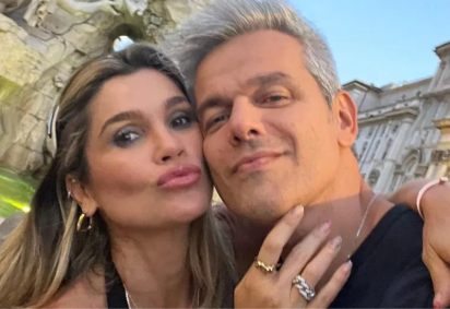 Otaviano Costa e Flávia Alessandra -  (crédito: Reprodução/Instagram)