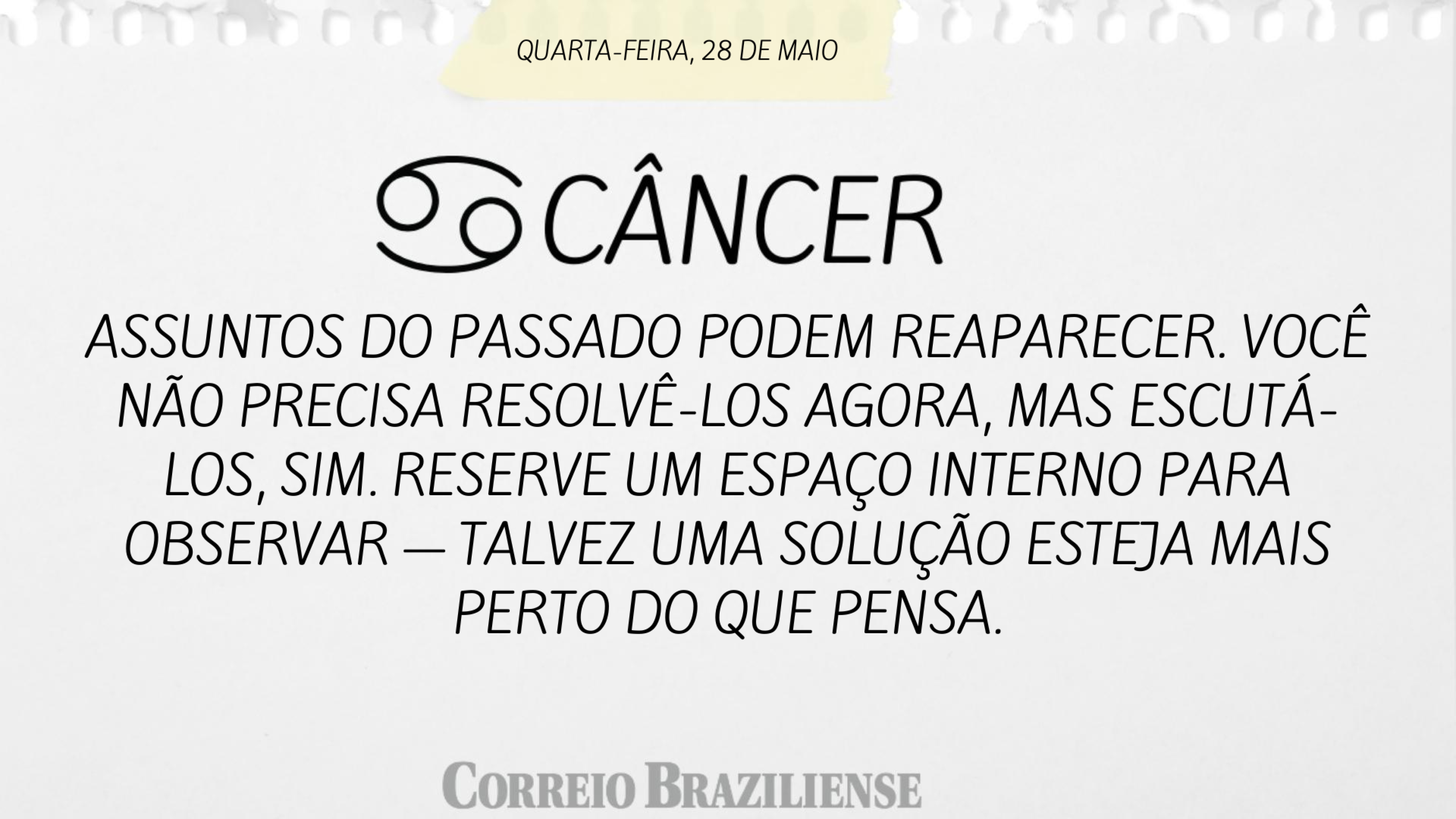 Confira o horóscopo desta quarta-feira
