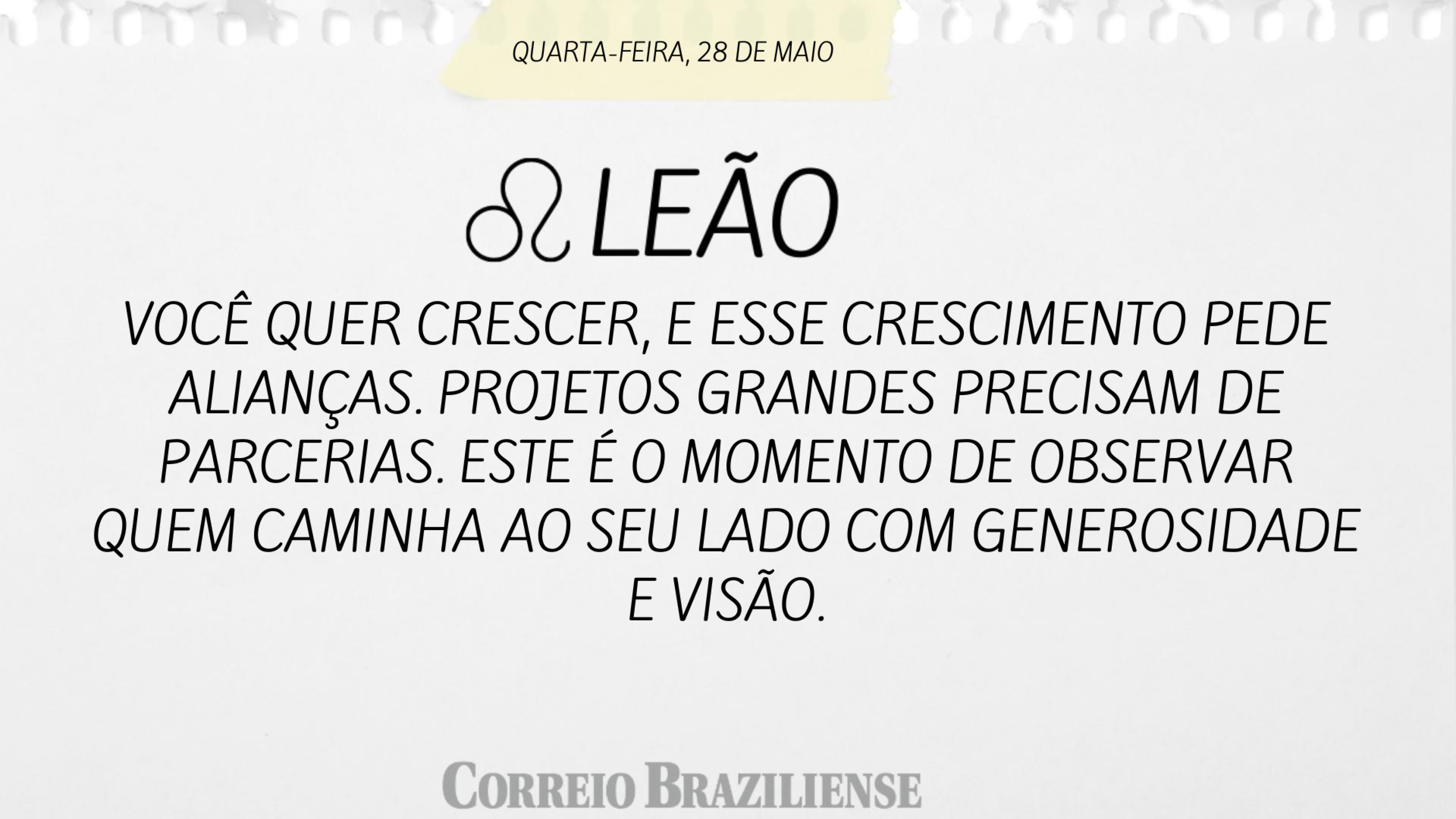 Confira o horóscopo desta quarta-feira
