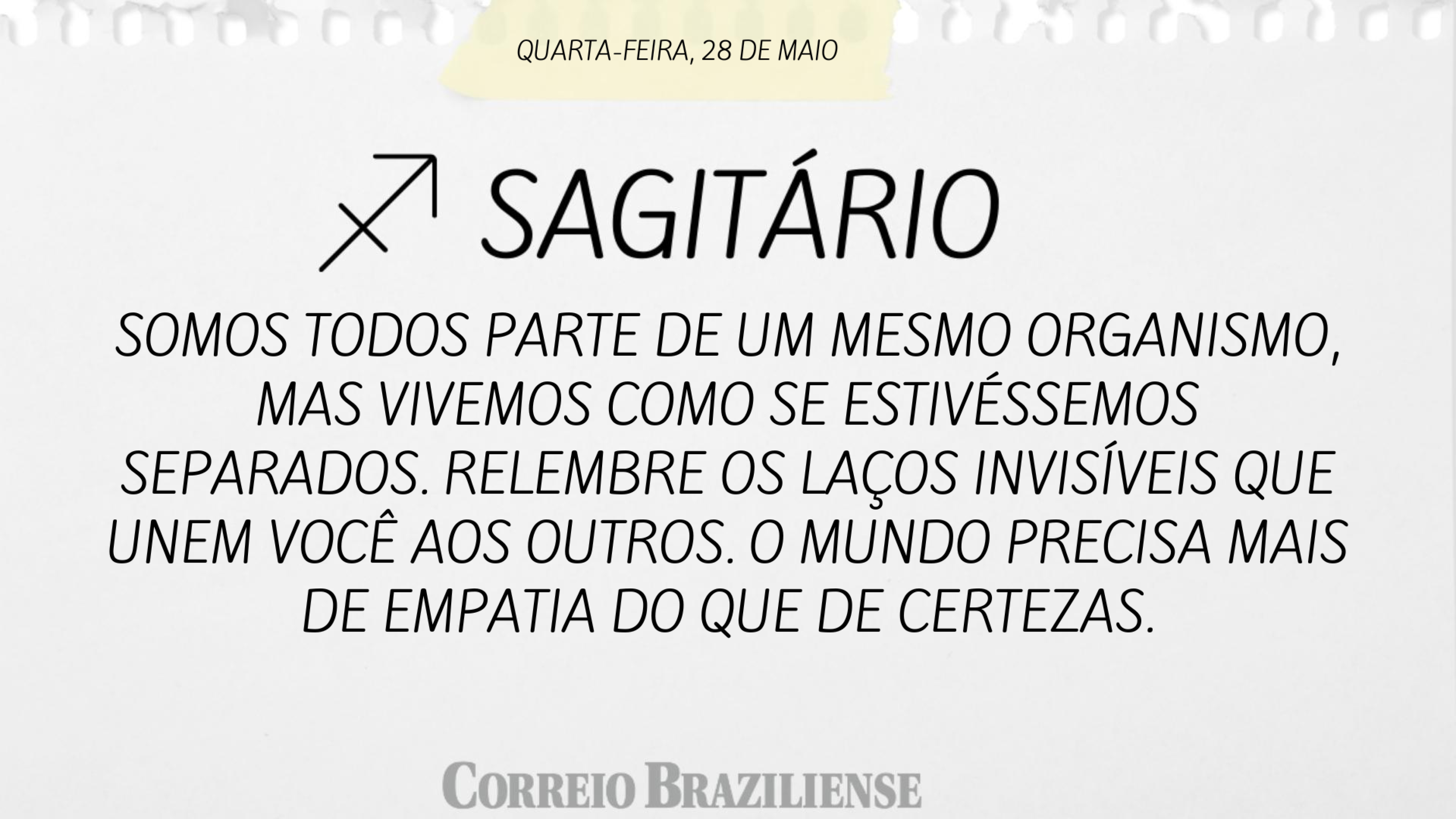Confira o horóscopo desta quarta-feira