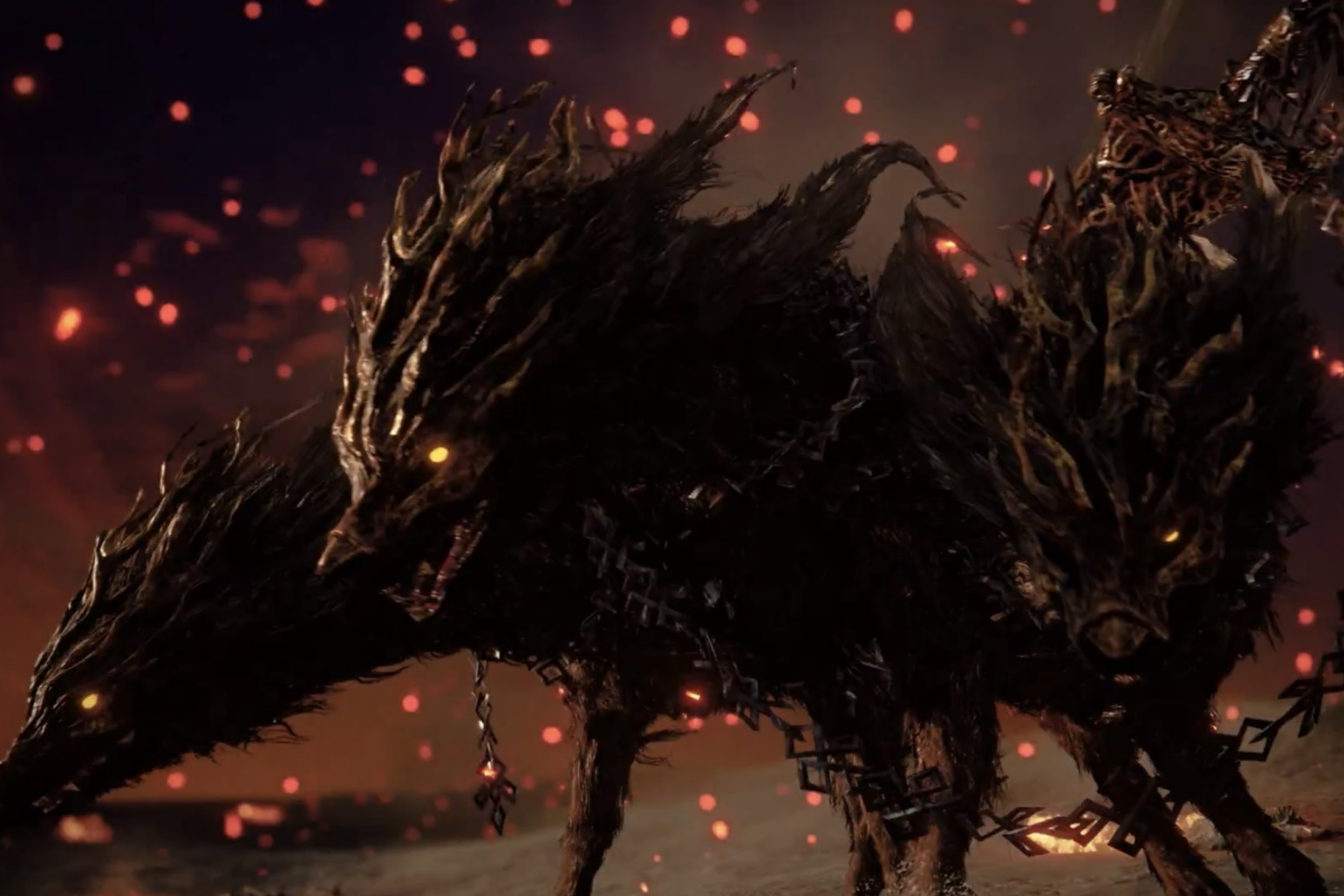 O Cão Tricefálo é o primeiro Lorde da Noite que deve ser destruído pelos Notívagos. 