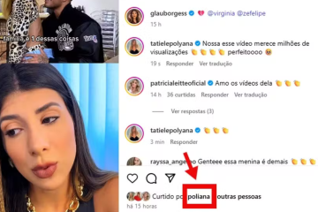 Poliana Rocha e Glau Borges -  (crédito: Reprodução/Instagram)