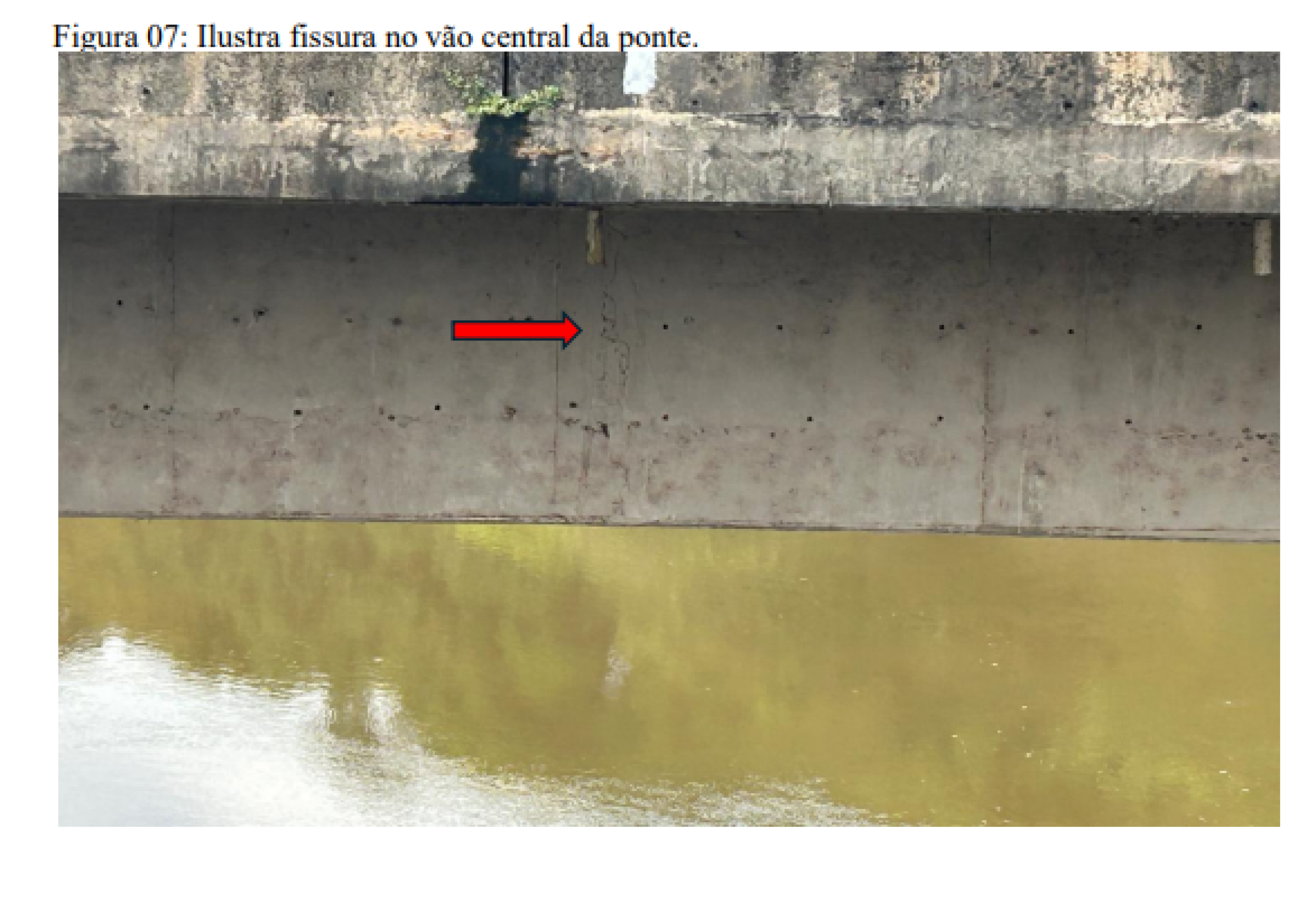 Laudo realizado pelo CREA-RO na ponte sobre o rio Candeias, na BR364 mostra fissuras na estrutas 