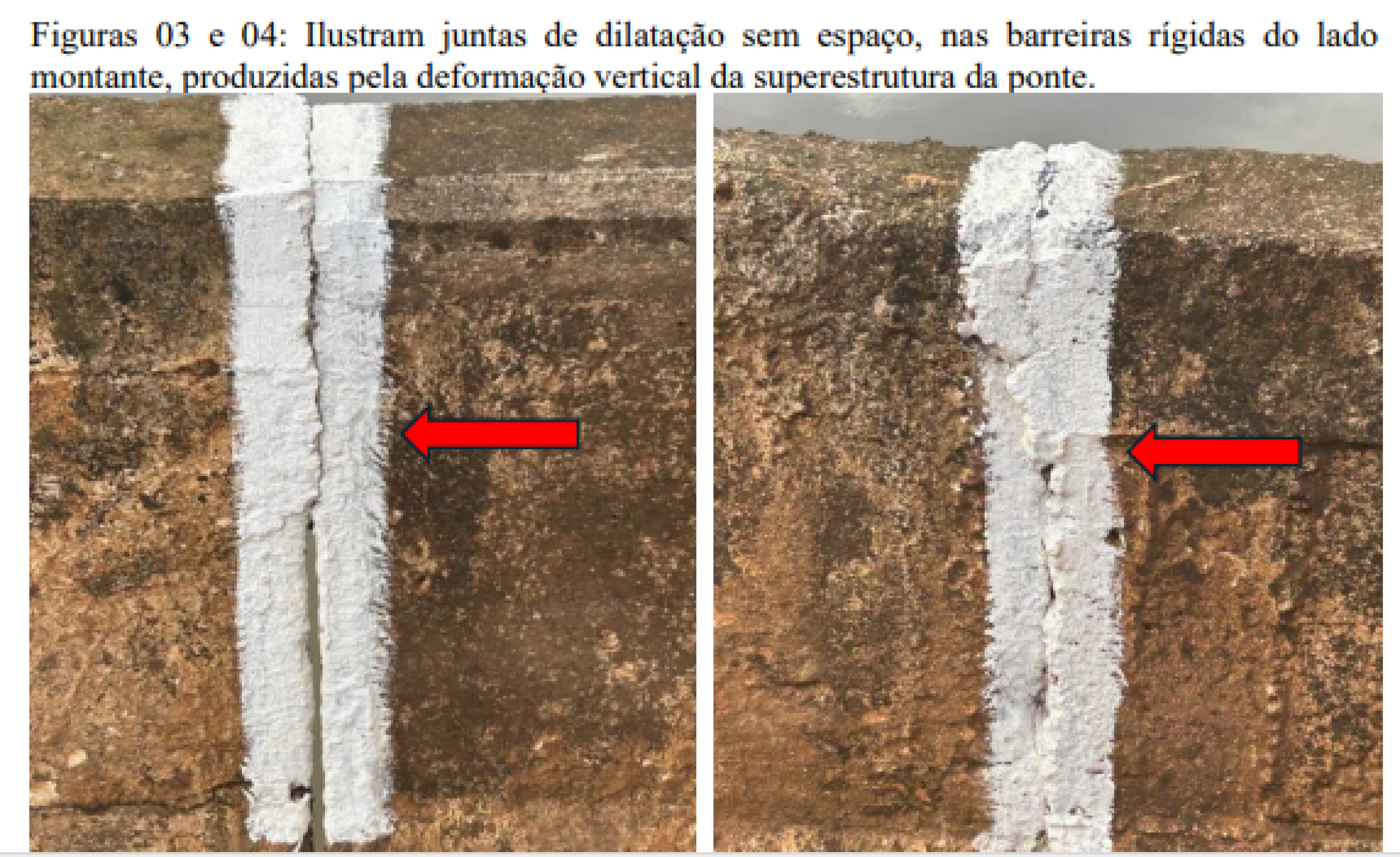 Conforme o laudo do CREA-RO existe grande risco de colapso da ponte em função dos problemas detectados.
