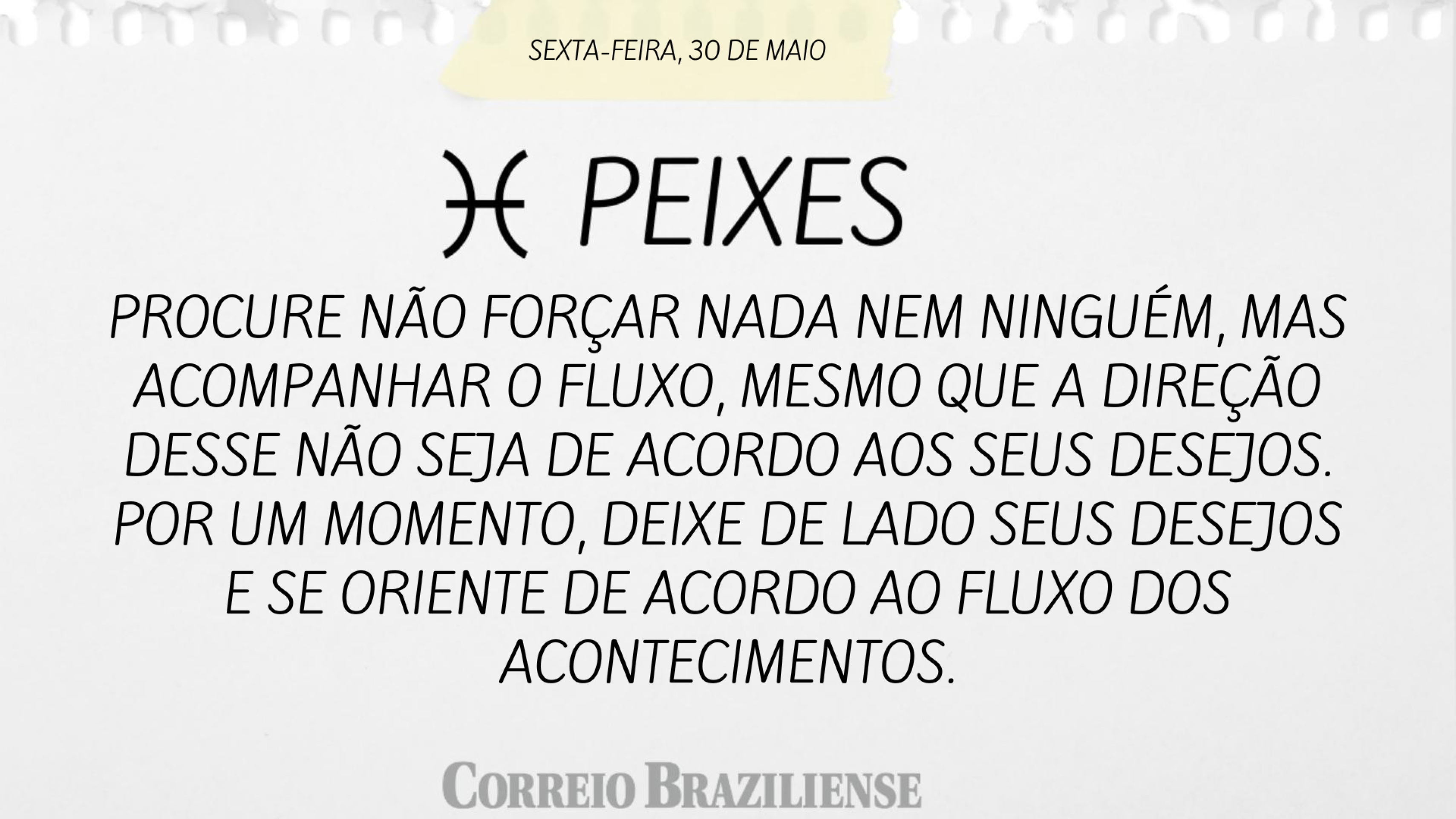 Horóscopo desta sexta-feira