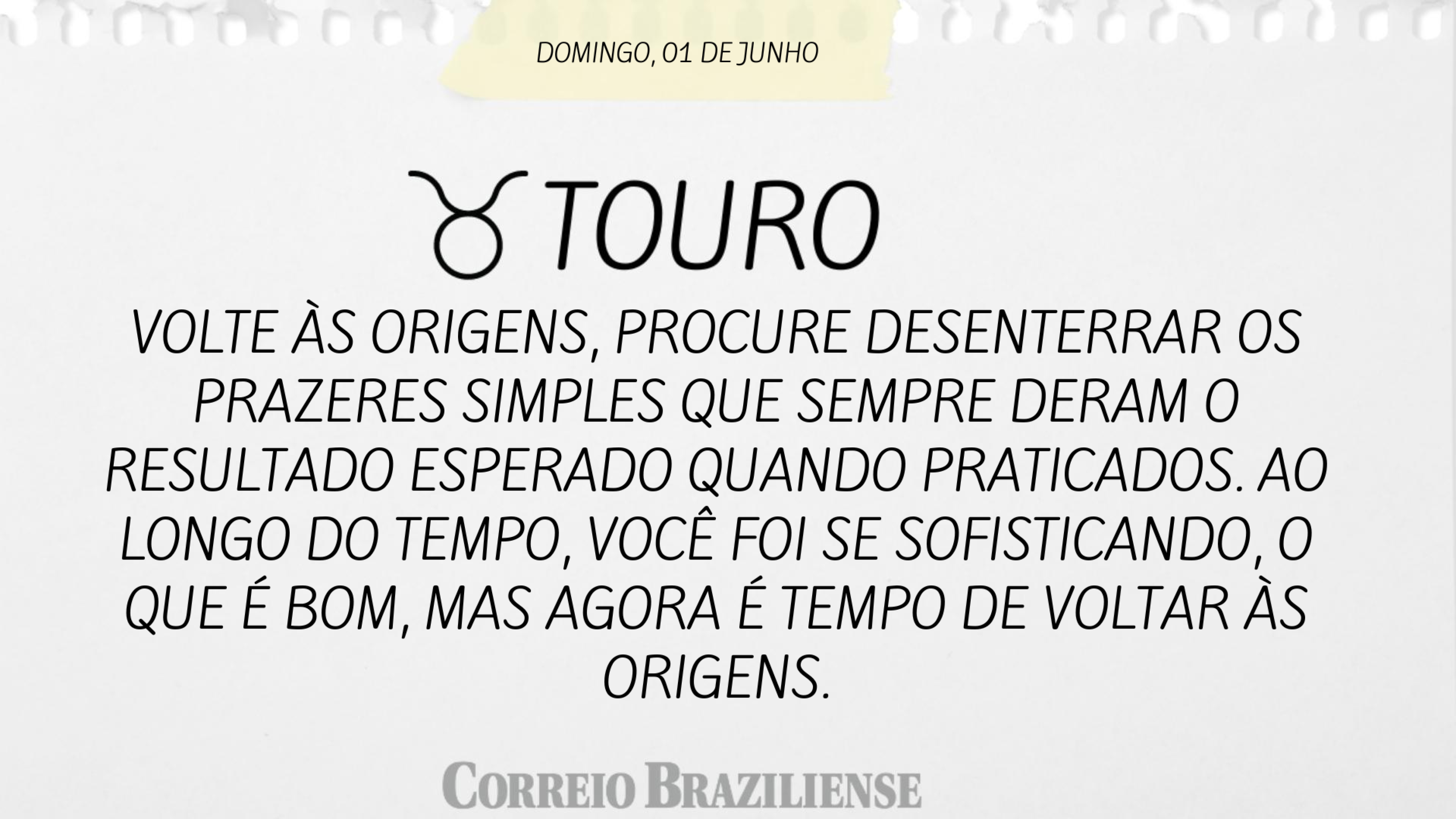 Hor&oacute;scopo deste domingo