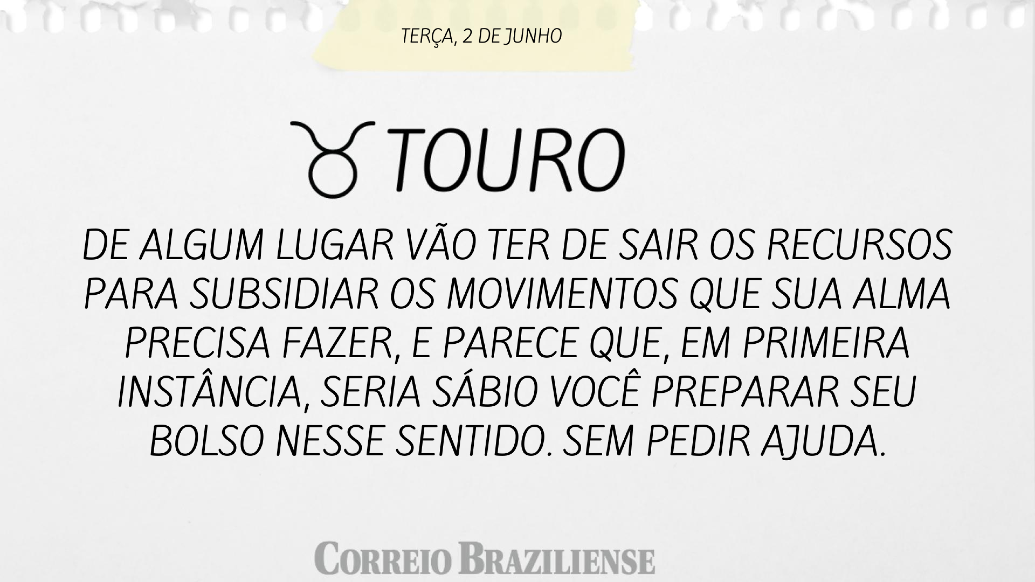 Hor&oacute;scopo desta ter&ccedil;a 