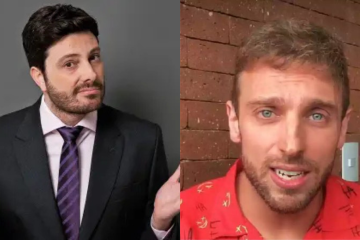 Danilo Gentili e Léo Lins -  (crédito: Reprodução/Instagram)