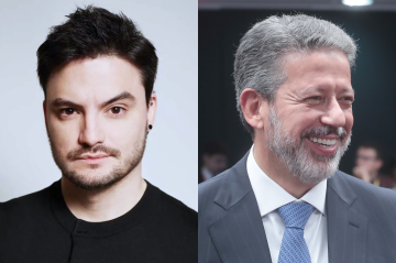 Na época da declaração, Lira acionou a Polícia Legislativa para investigar o influenciador e o chamou de 'mal-educado' -  (crédito: Divulgação e Bruno Spada/Câmara)