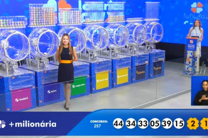 Caixa Econômica Federal sorteia as loterias deste sábado (7/6) - (crédito: Reprodução / YouTube / Caixa Econômica ) Caixa Econômica Federal sorteia as loterias deste sábado (7/6) - (crédito: Reprodução / YouTube / Caixa Econômica )