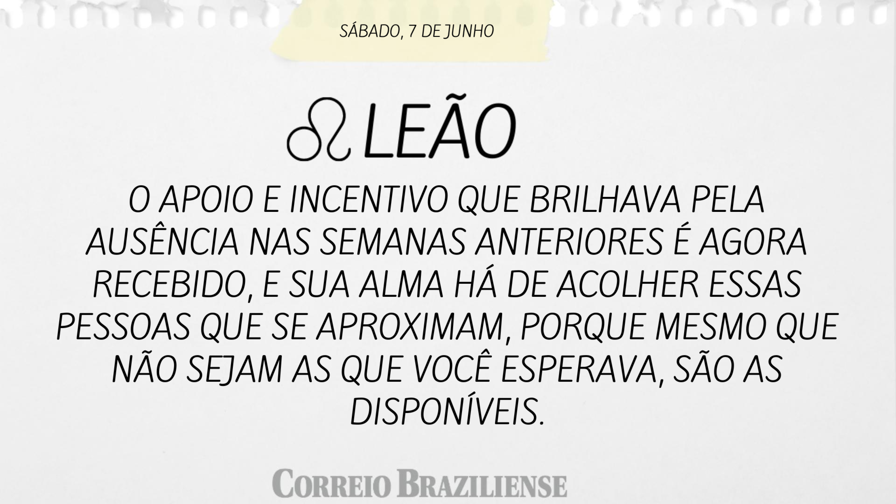 LEÃO | 7 DE JUNHO