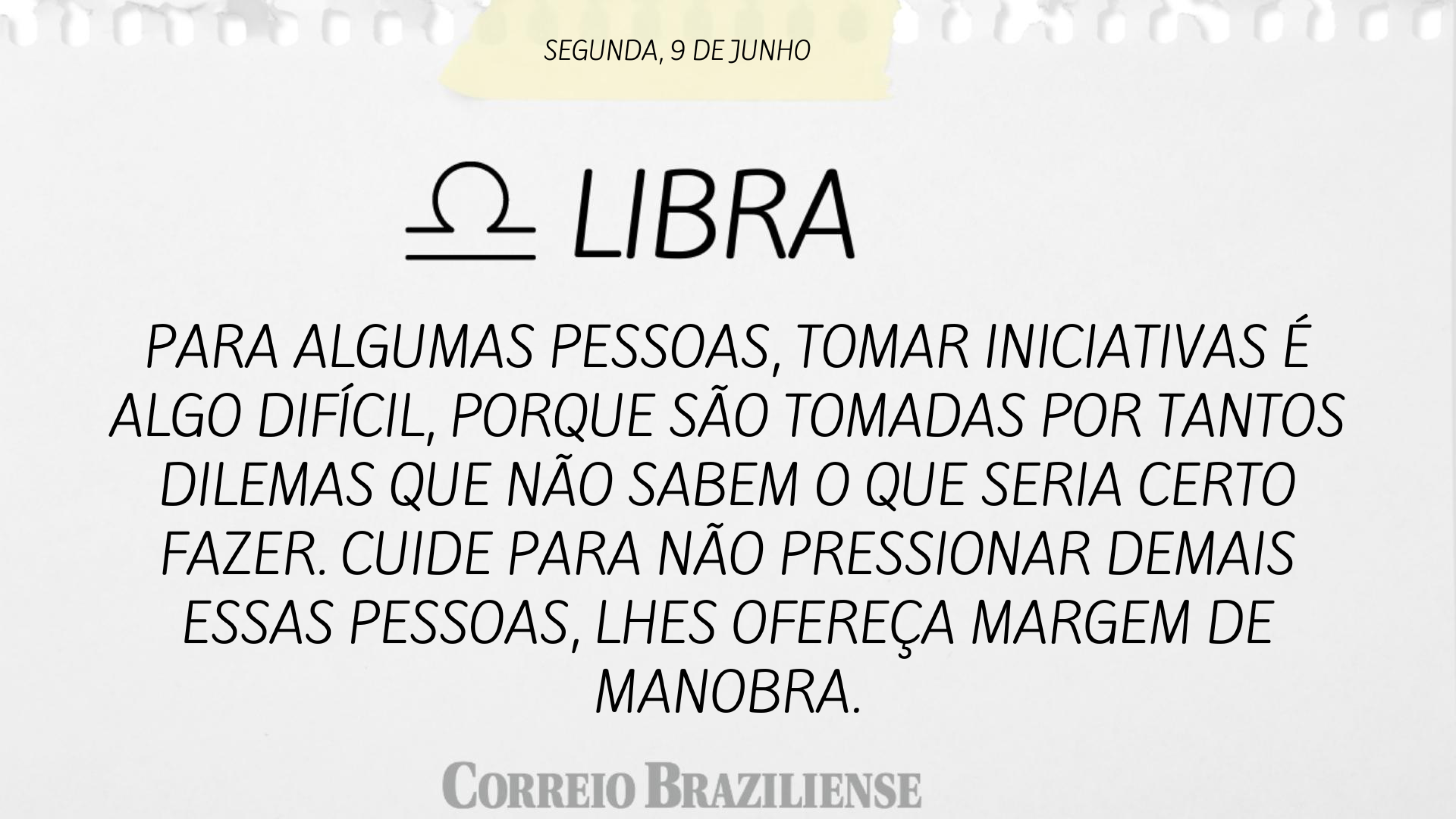 LIBRA | 9 DE JUNHO