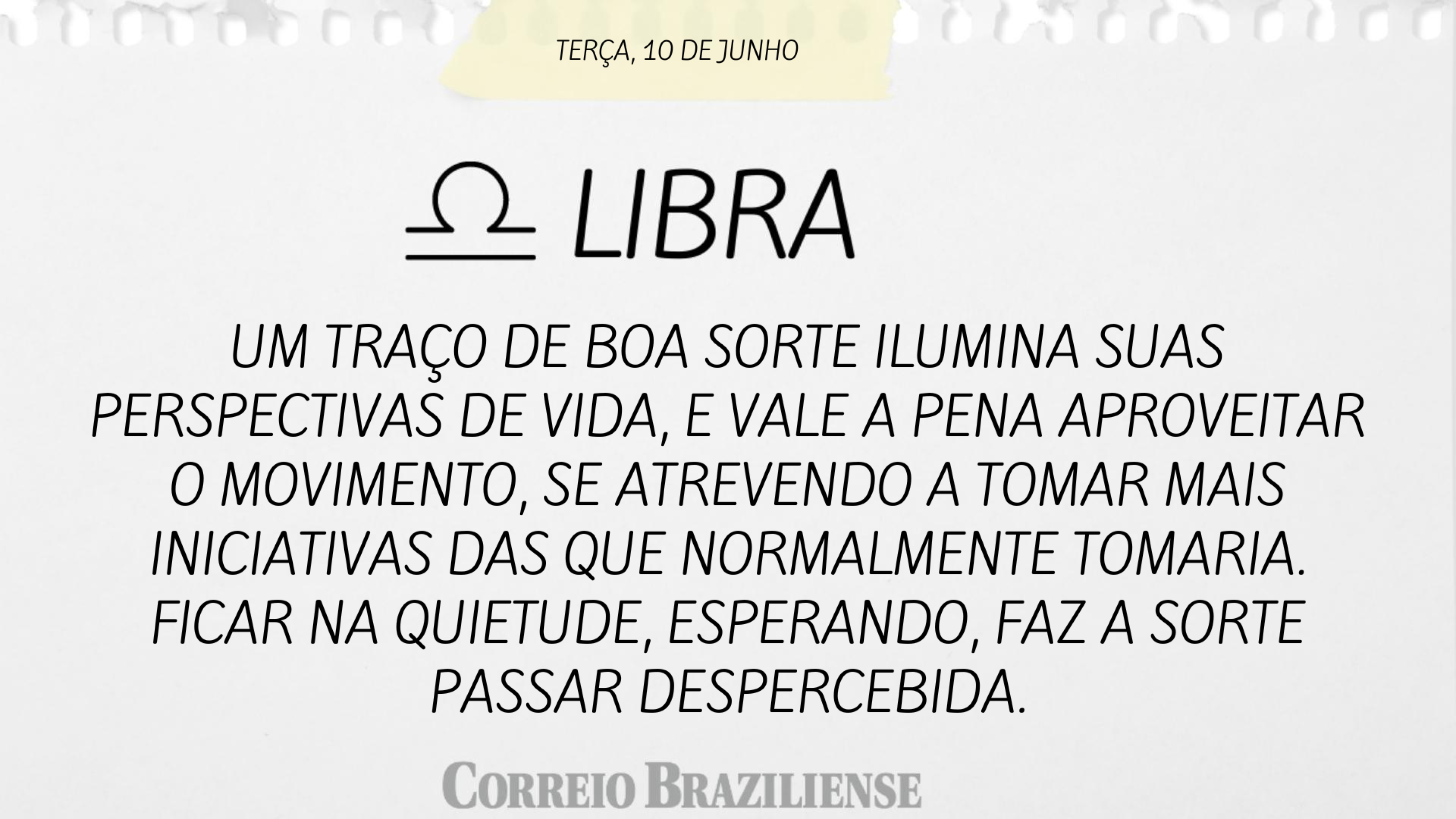 LIBRA | 10 DE JUNHO
