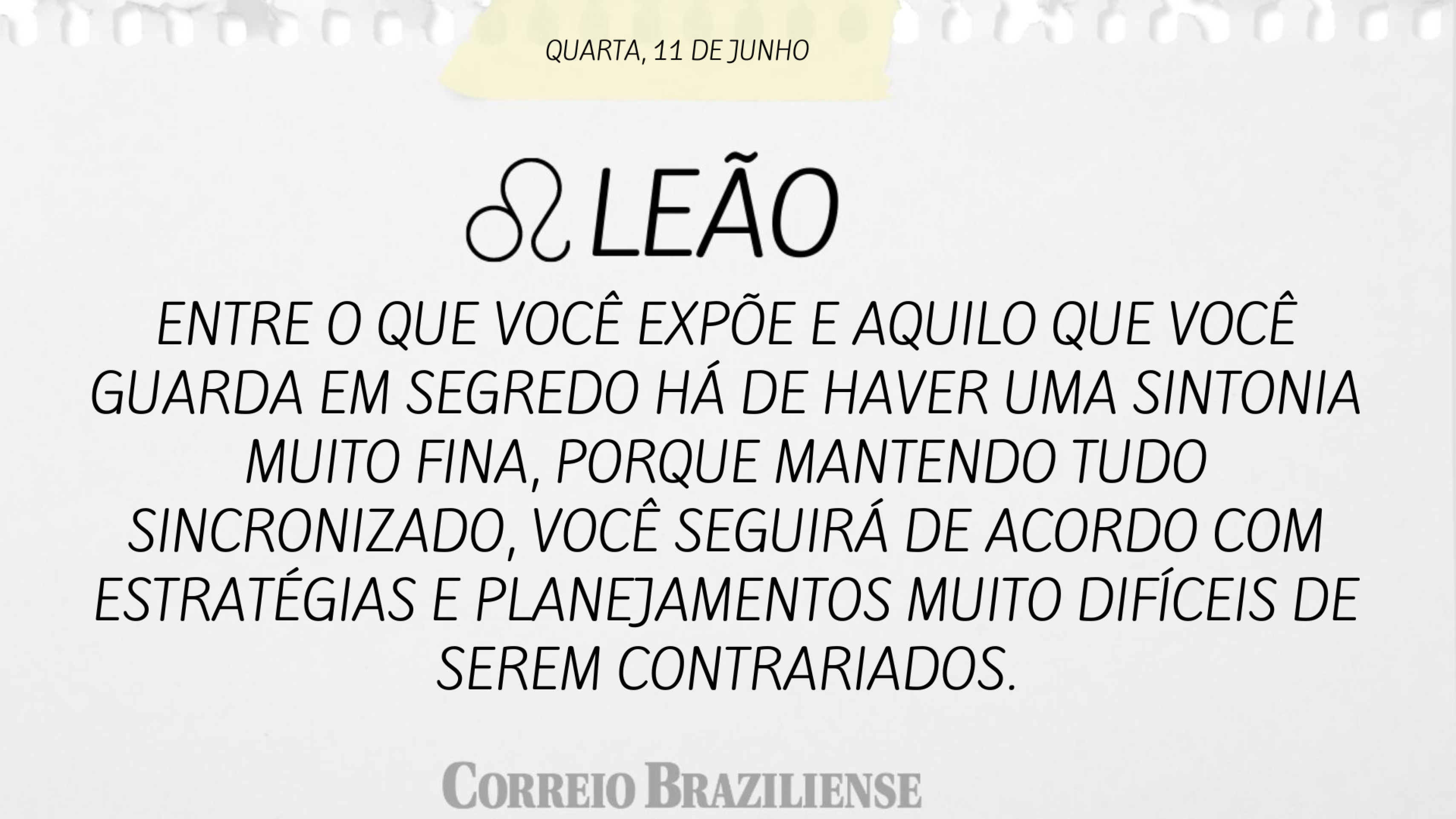 LEÃO | 11 DE JUNHO 