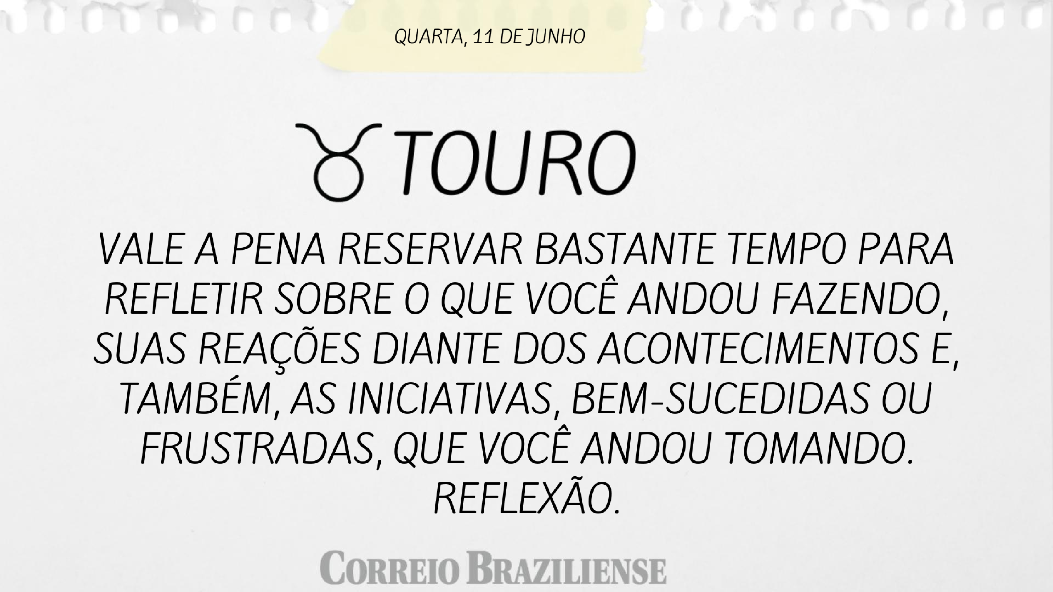 TOURO | 11 DE JUNHO 