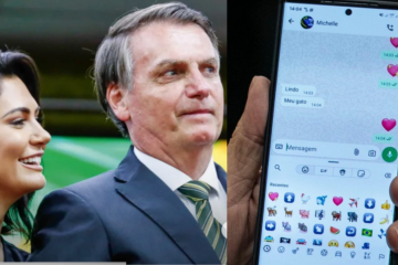 Jair Bolsonaro e Michelle -  (crédito: Reprodução/Redes sociais)