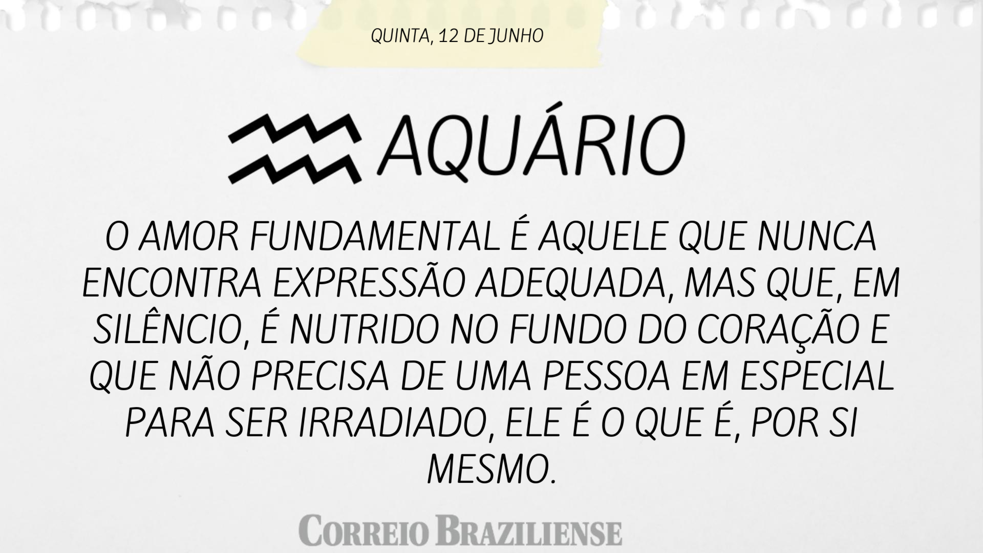 AQUÁRIO | 12 DE JUNHO