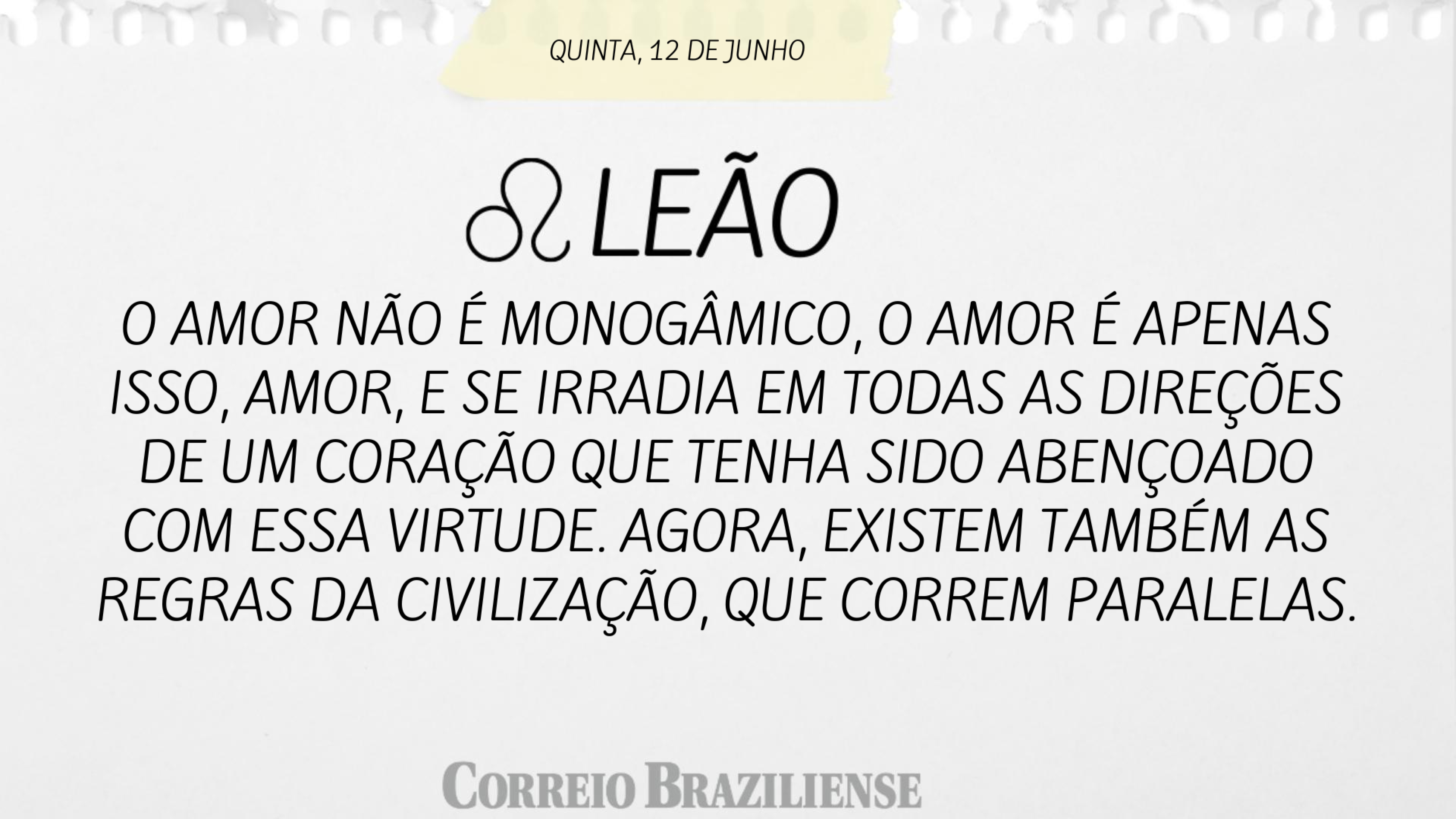 LEÃO | 12 DE JUNHO