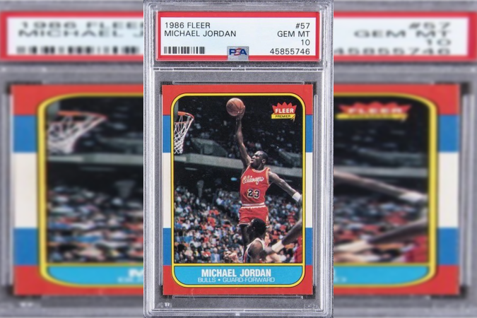 Card exclusivo assinado por Michael Jordan pode ser arrematado por até R$ 16 milhões em leilão - (crédito: Divulgação) Card exclusivo assinado por Michael Jordan pode ser arrematado por até R$ 16 milhões em leilão - (crédito: Divulgação)