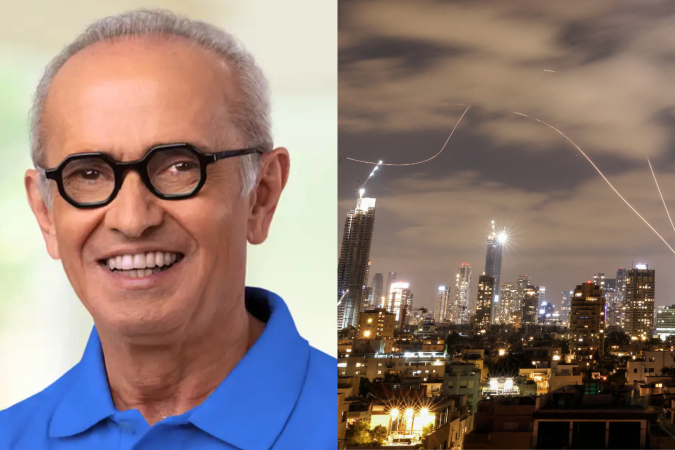 Prefeito de João Pessoa pede ajuda à Israel para deixar o país após bombardeios iranianos -  (crédito: Divulgação e Jalaa MAREY / AFP)