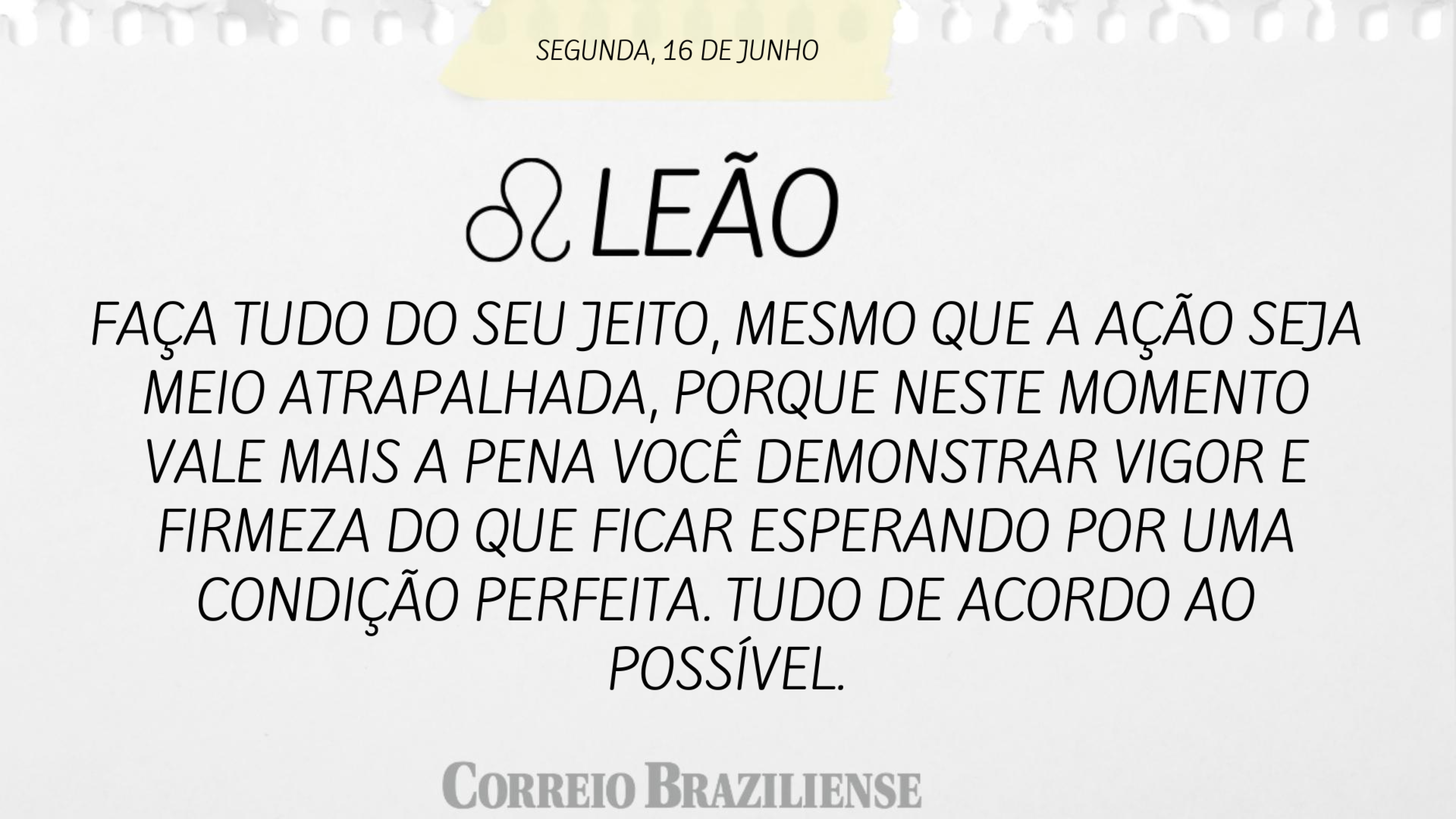 LEÃO | 16 DE JUNHO