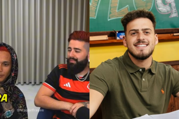 Rapper Oruam, Ruyter e Jon Vlogs - (crédito: Reprodução/Instagram) Rapper Oruam, Ruyter e Jon Vlogs - (crédito: Reprodução/Instagram)