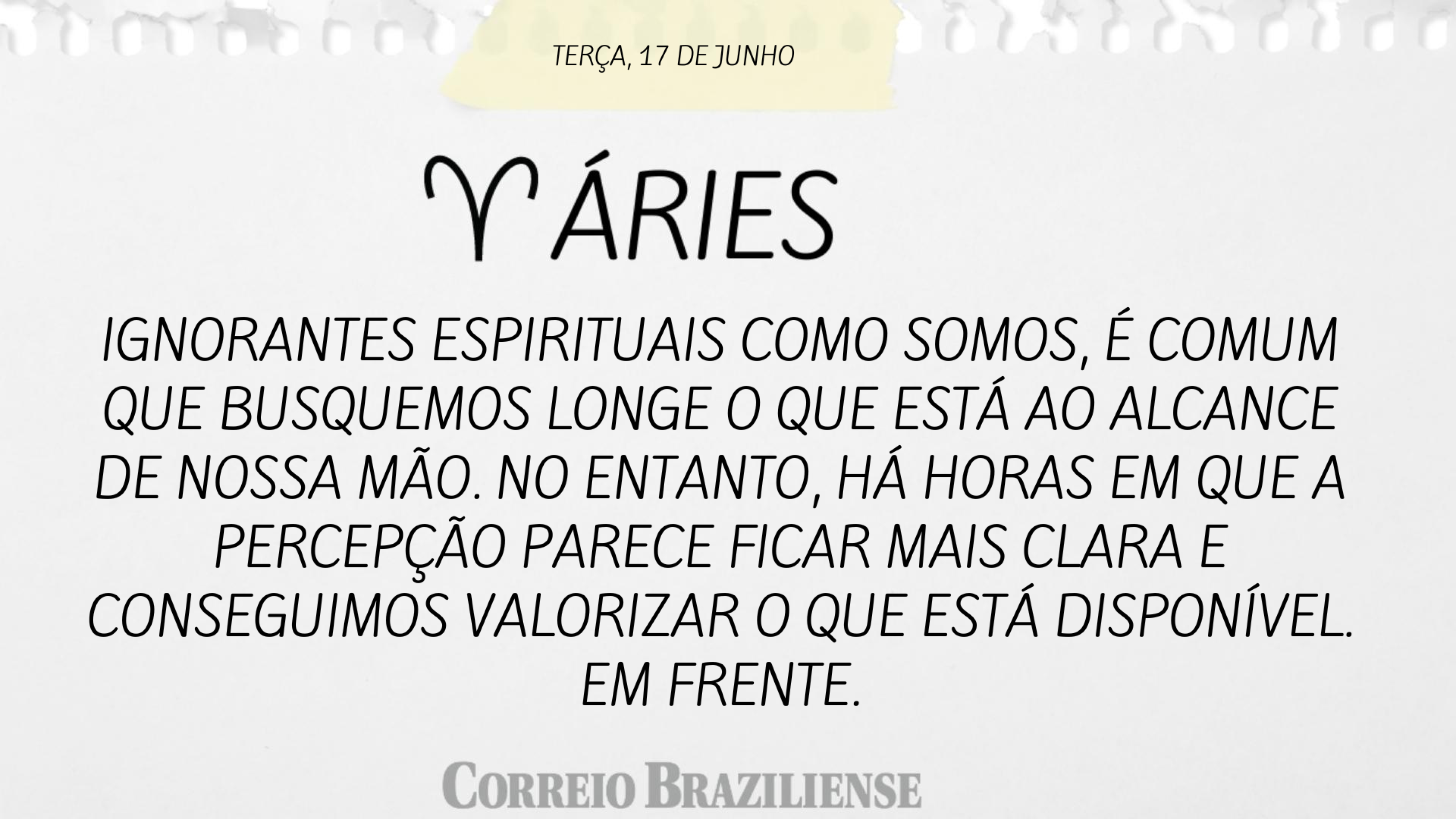 Hor&oacute;scopo 17/06/2025