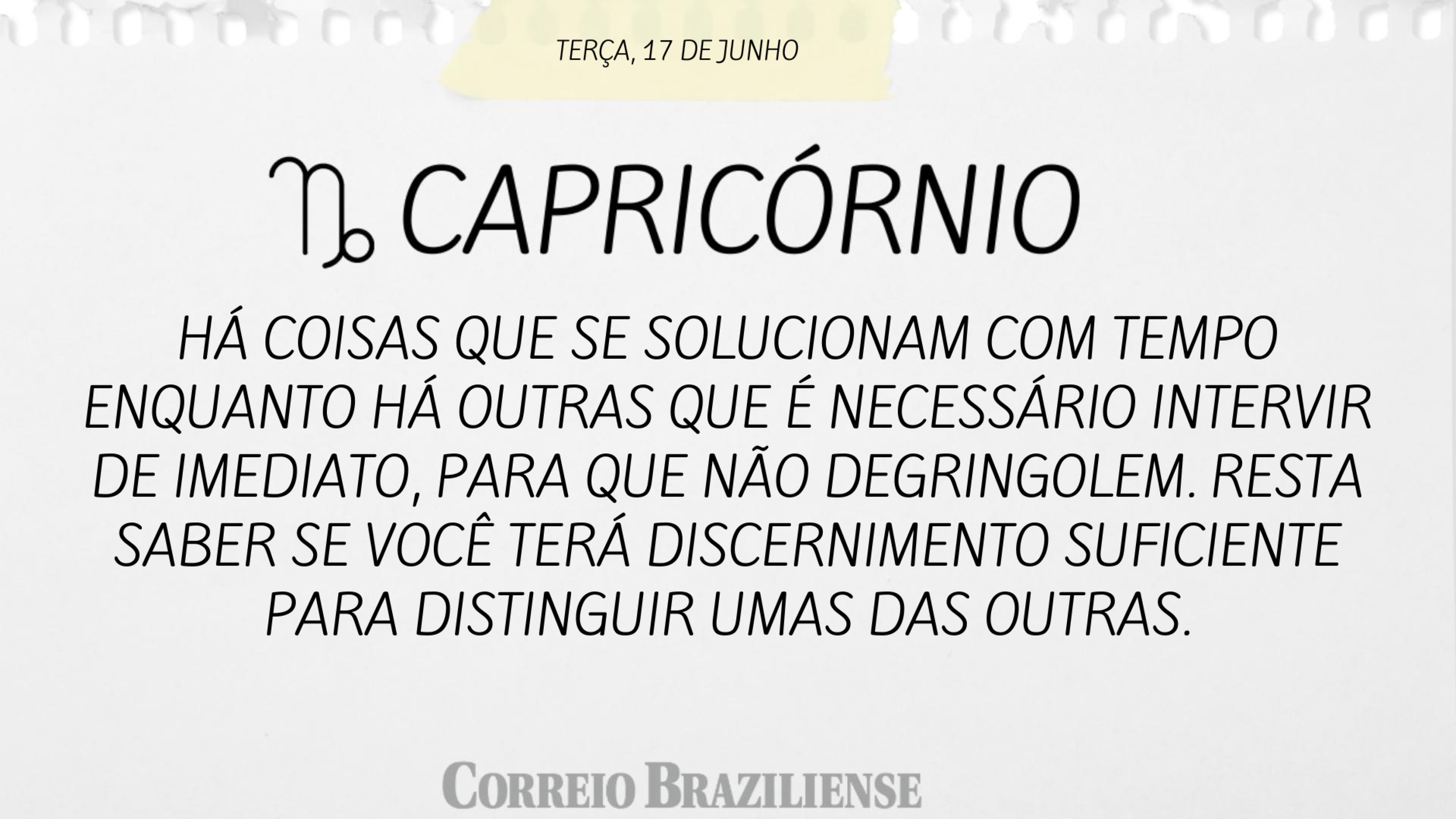 Hor&oacute;scopo 17/06/2025