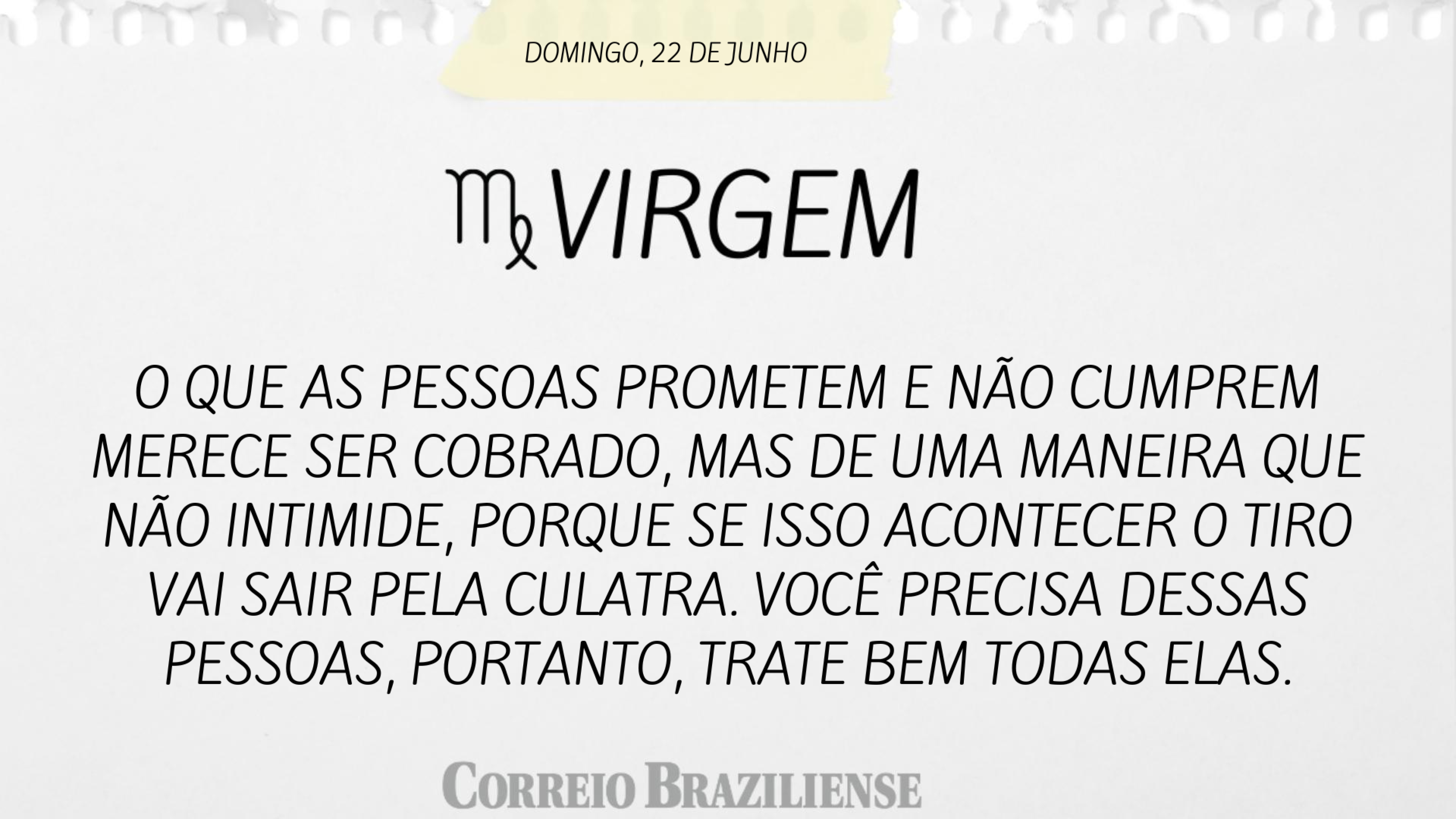 Confira o hor&oacute;scopo deste domingo