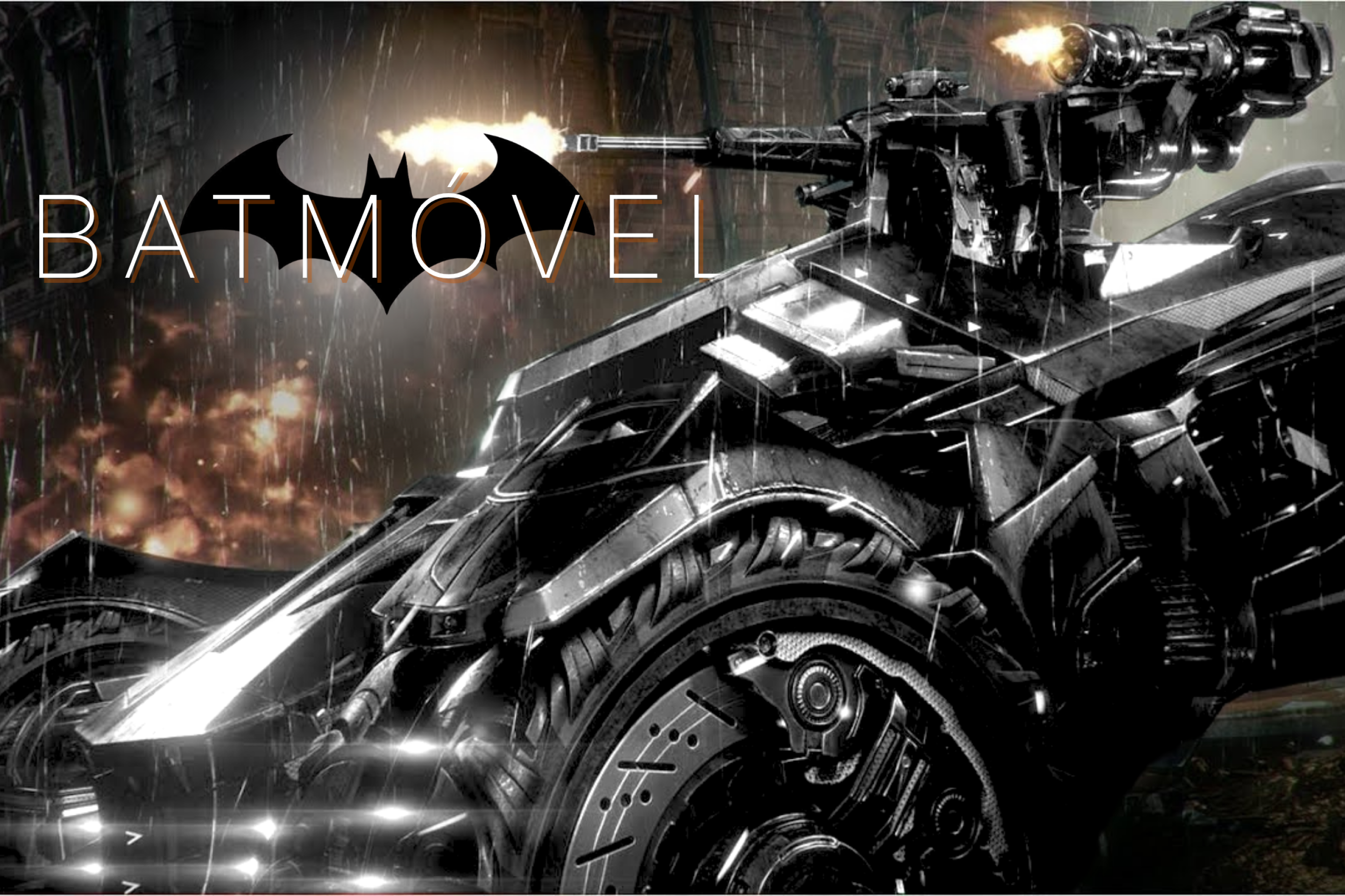 O carro do Homem-Morcego era um desejo desde o princípio da trilogia de aparecer nos jogos, mas por falta de potência dos consoles, demorou até ele ser possível do jeito que a Rocksteady queria.