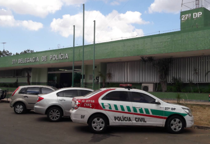 Pai foi preso por agredir bebê de quatro meses. A criança foi encontrada com ferimento na cabeça e encaminhada para o Hospital de Base  -  (crédito: Reprodução Google Street View)